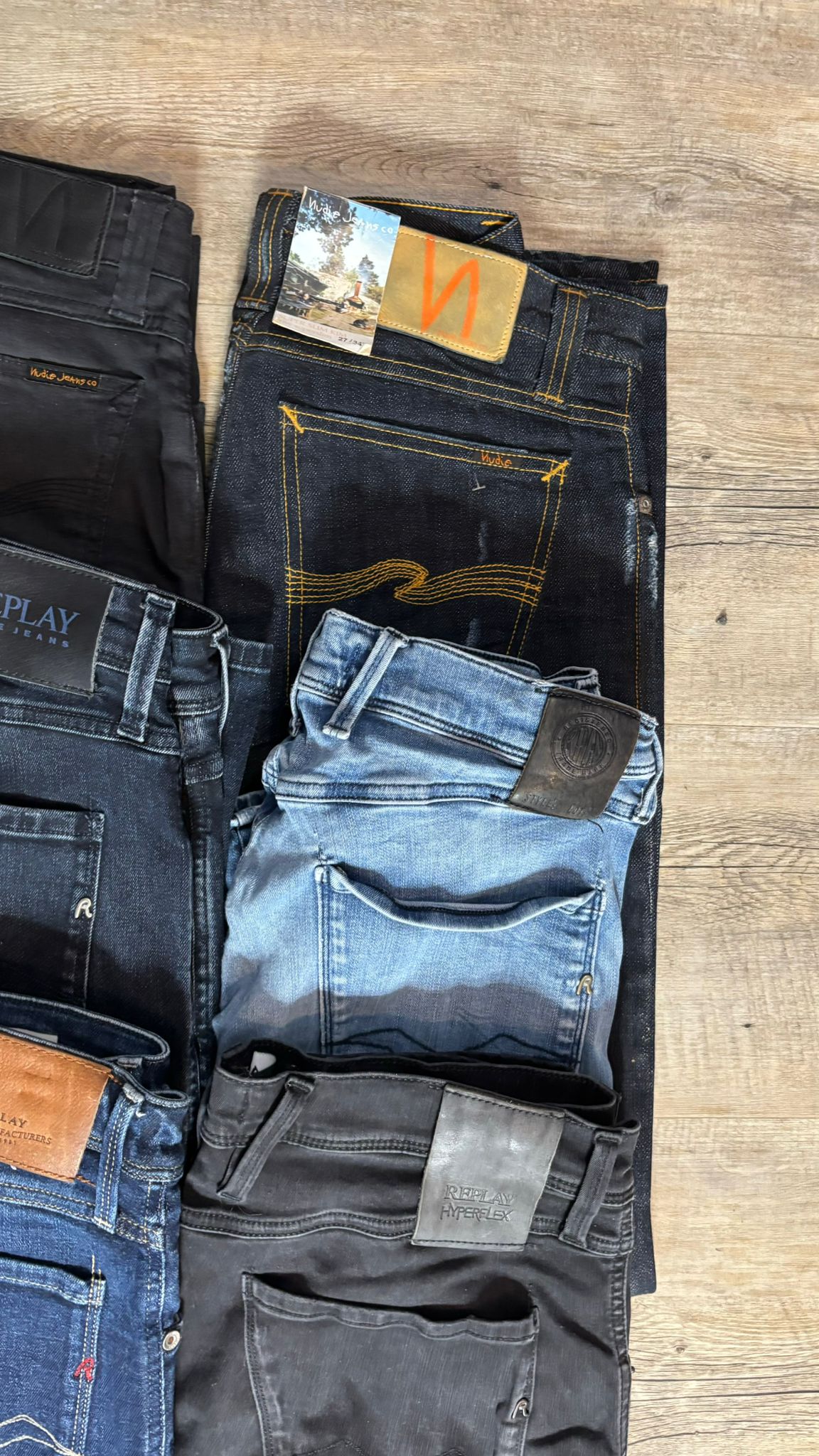 Replay Anbass & Nudie Jeans Bulk x6