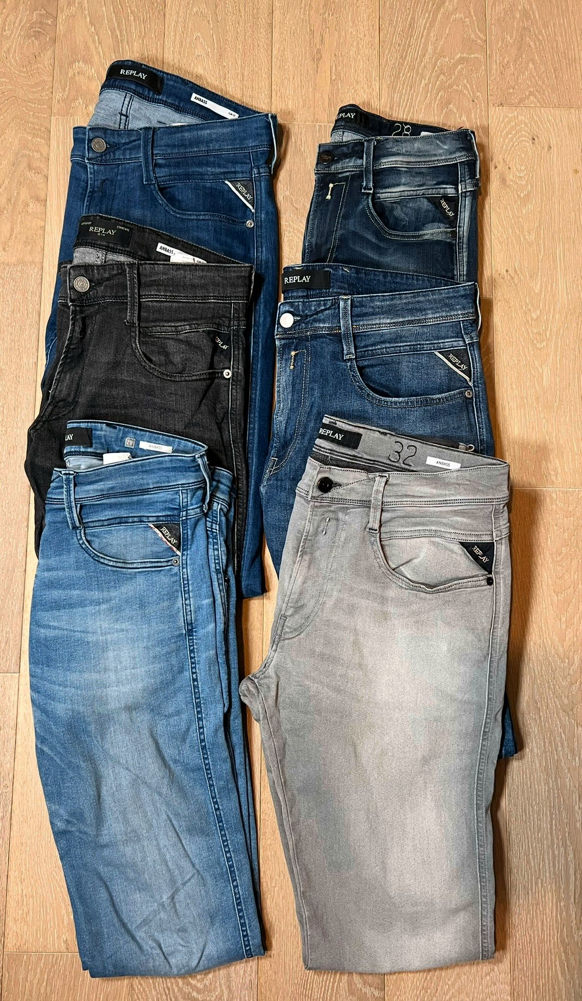 Replay Anbass Jeans Bulk x6