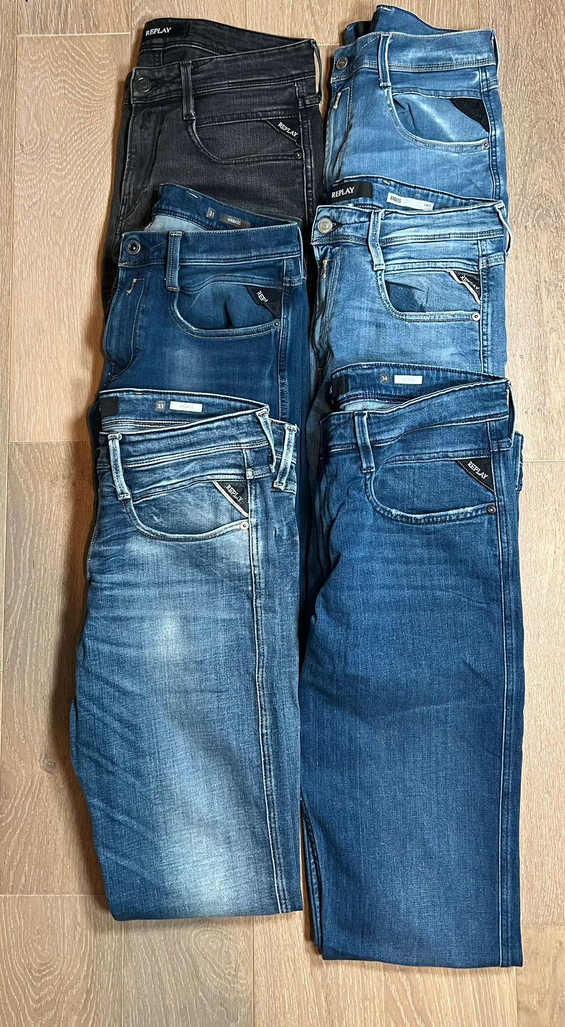 Replay Anbass Jeans Bulk x6
