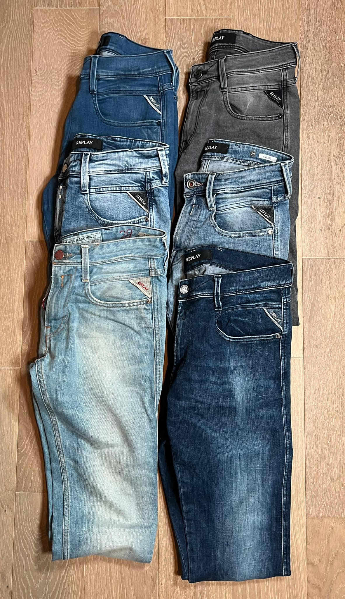 Replay Anbass Jeans Bulk x6