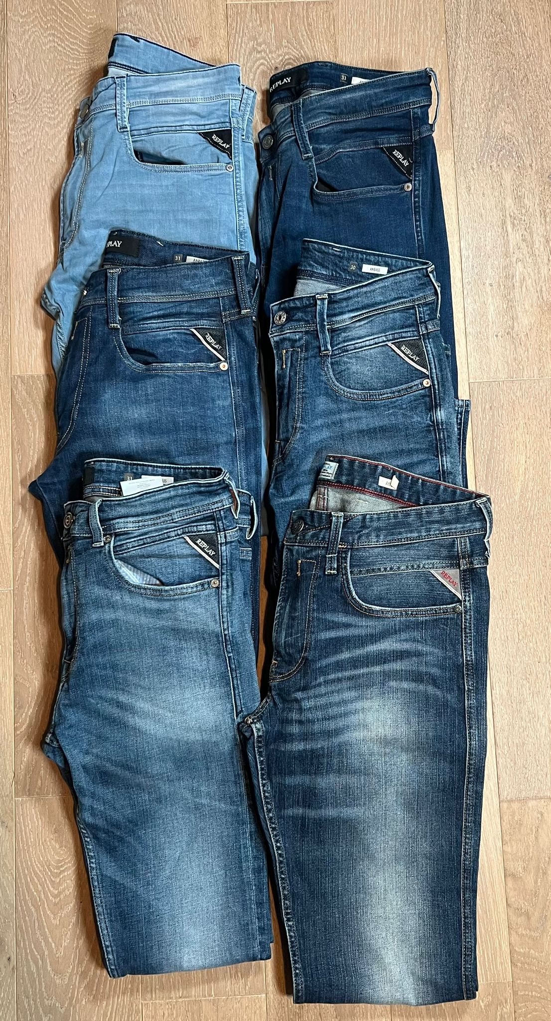 Replay Anbass Jeans Bulk x6