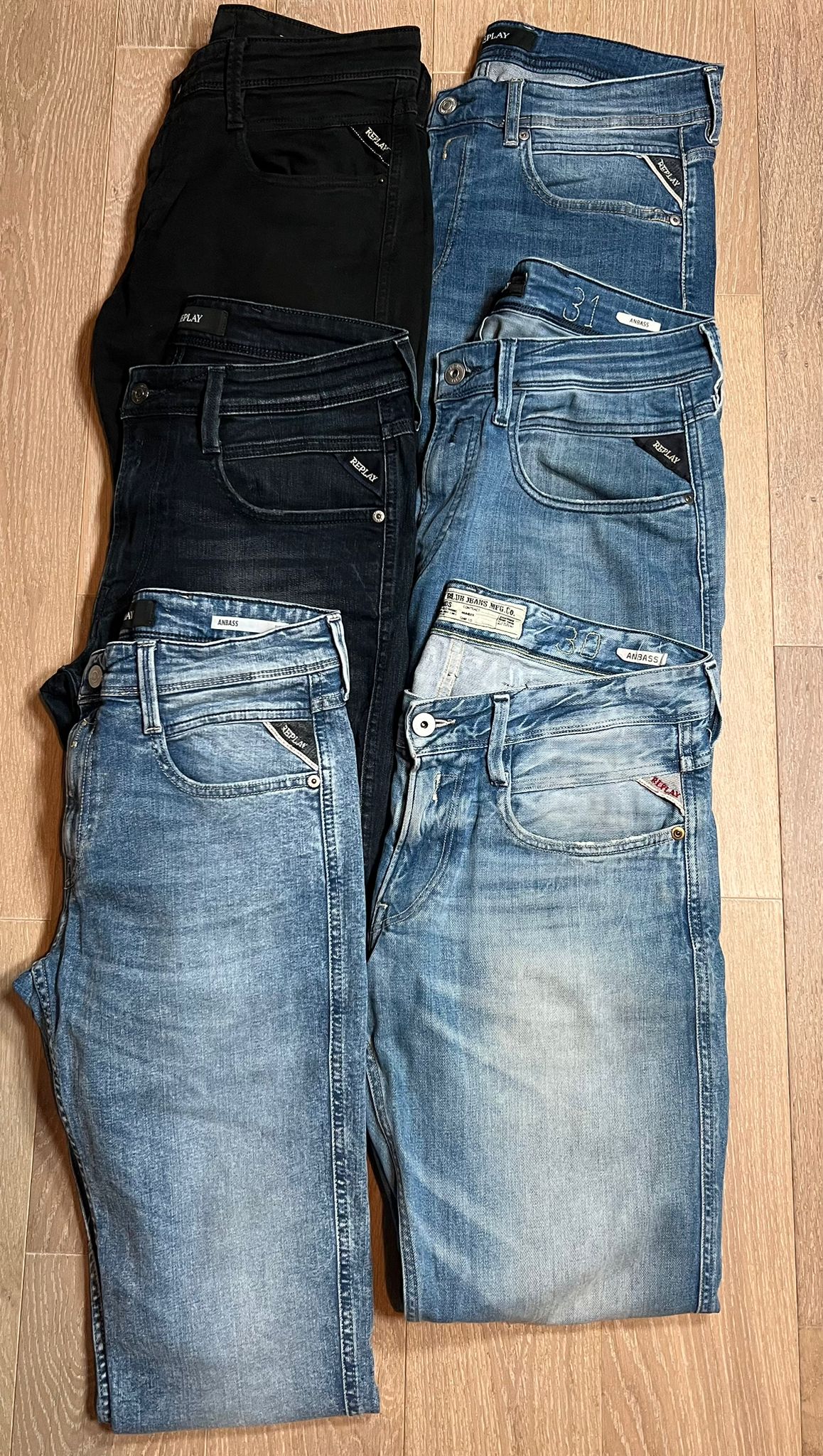Replay Anbass Jeans Bulk x6