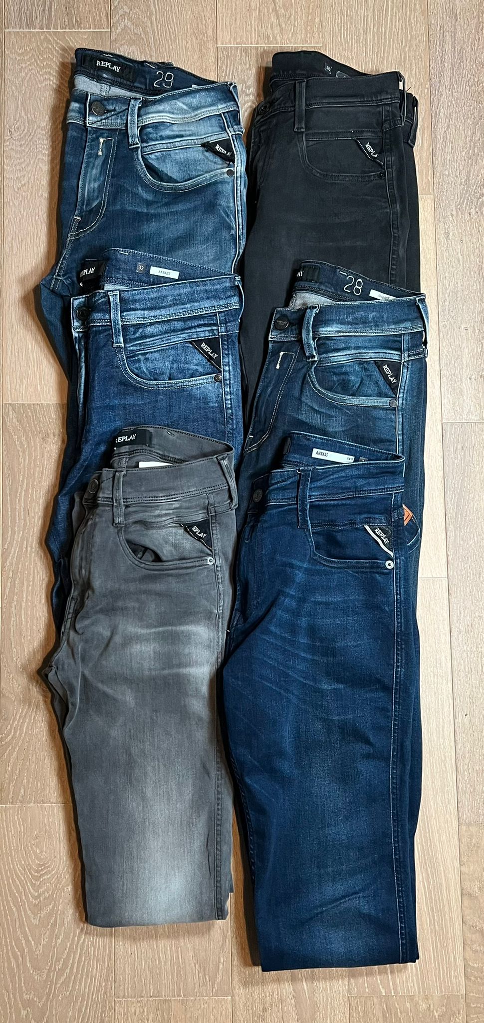 Replay Anbass Jeans Bulk x6