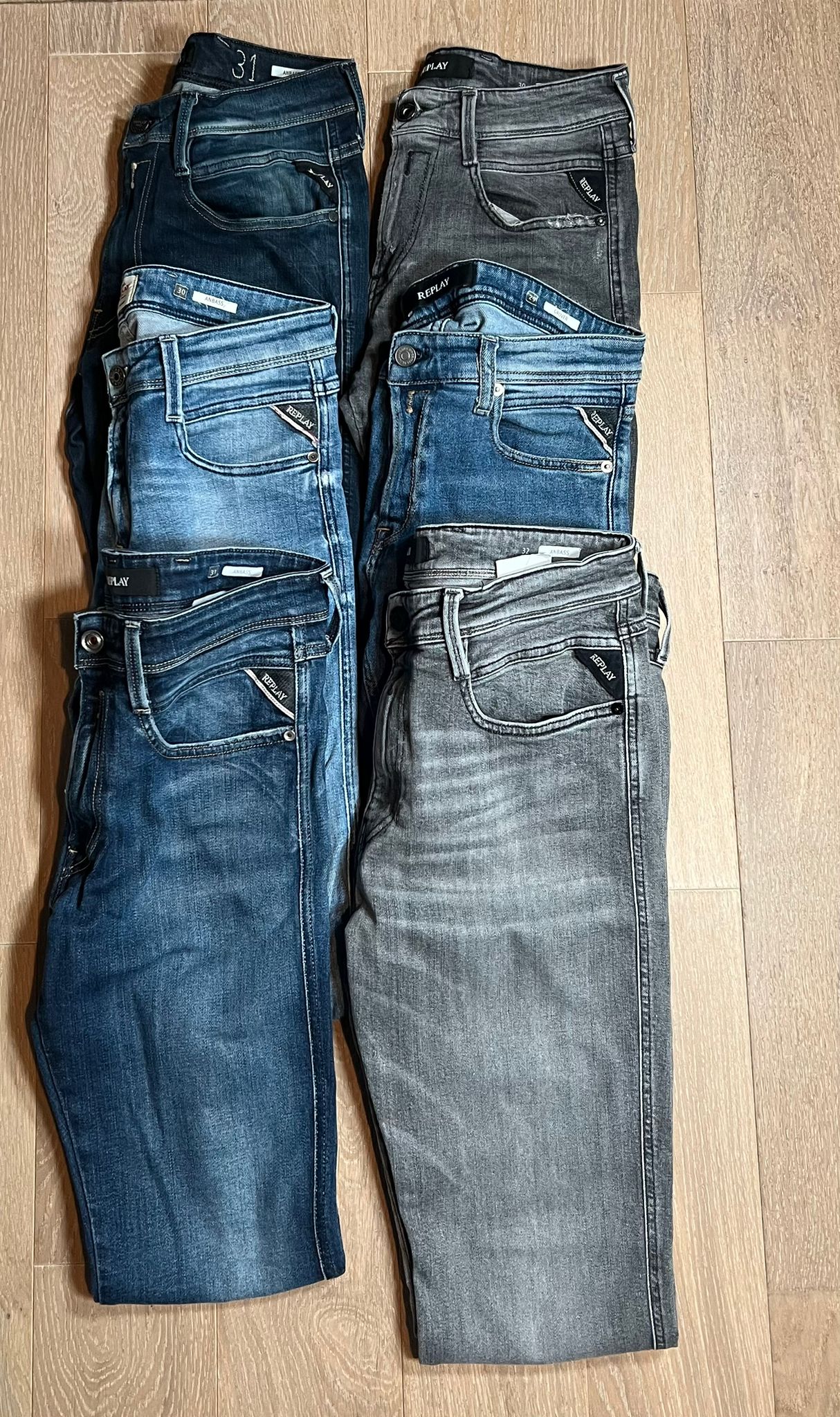 Replay Anbass Jeans Bulk x6