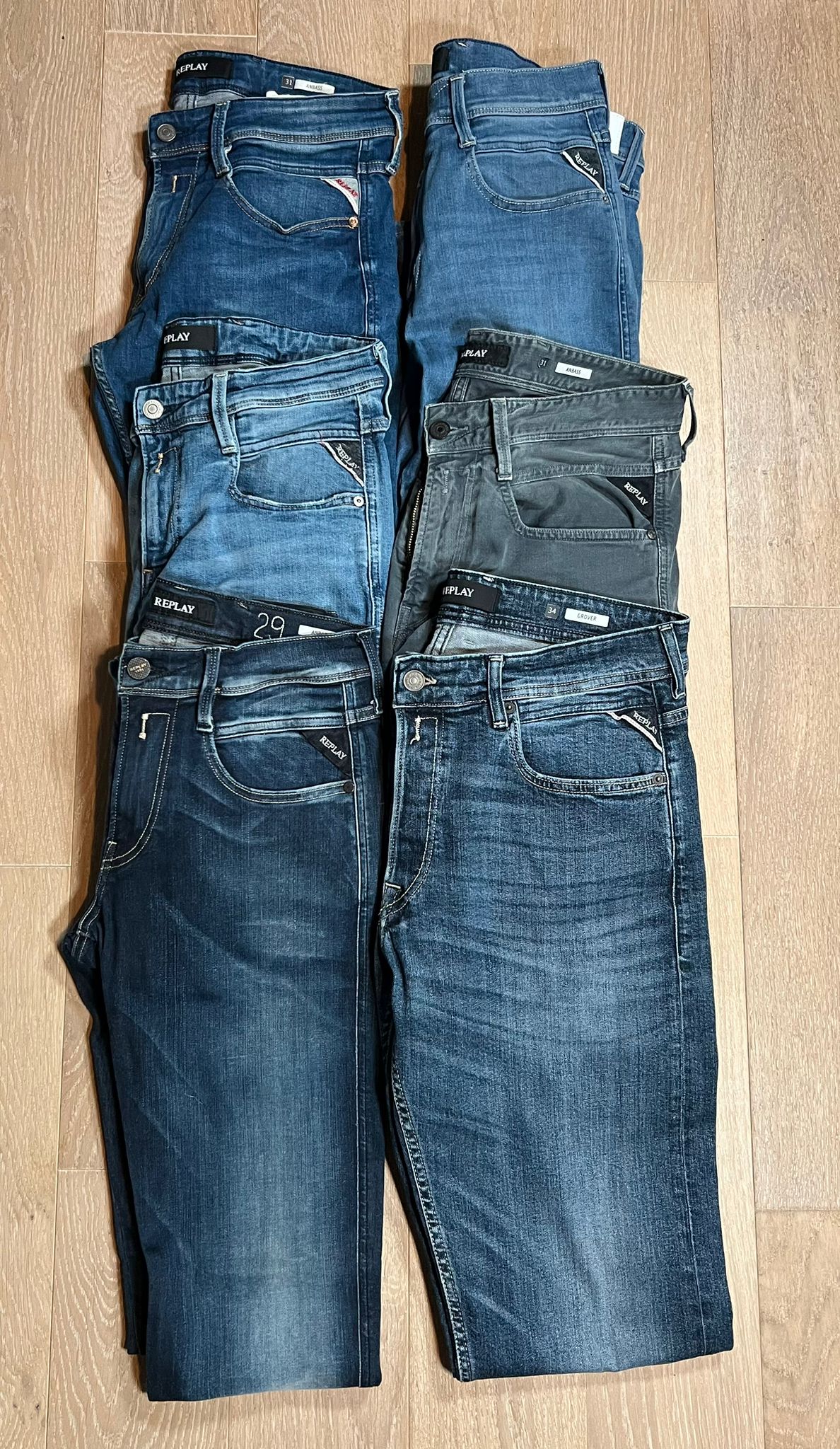 Replay Anbass Jeans Bulk x6