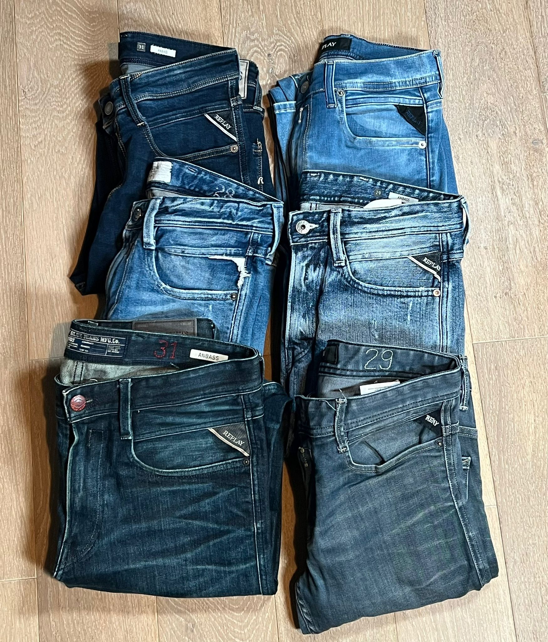 Replay Anbass Jeans Bulk x6