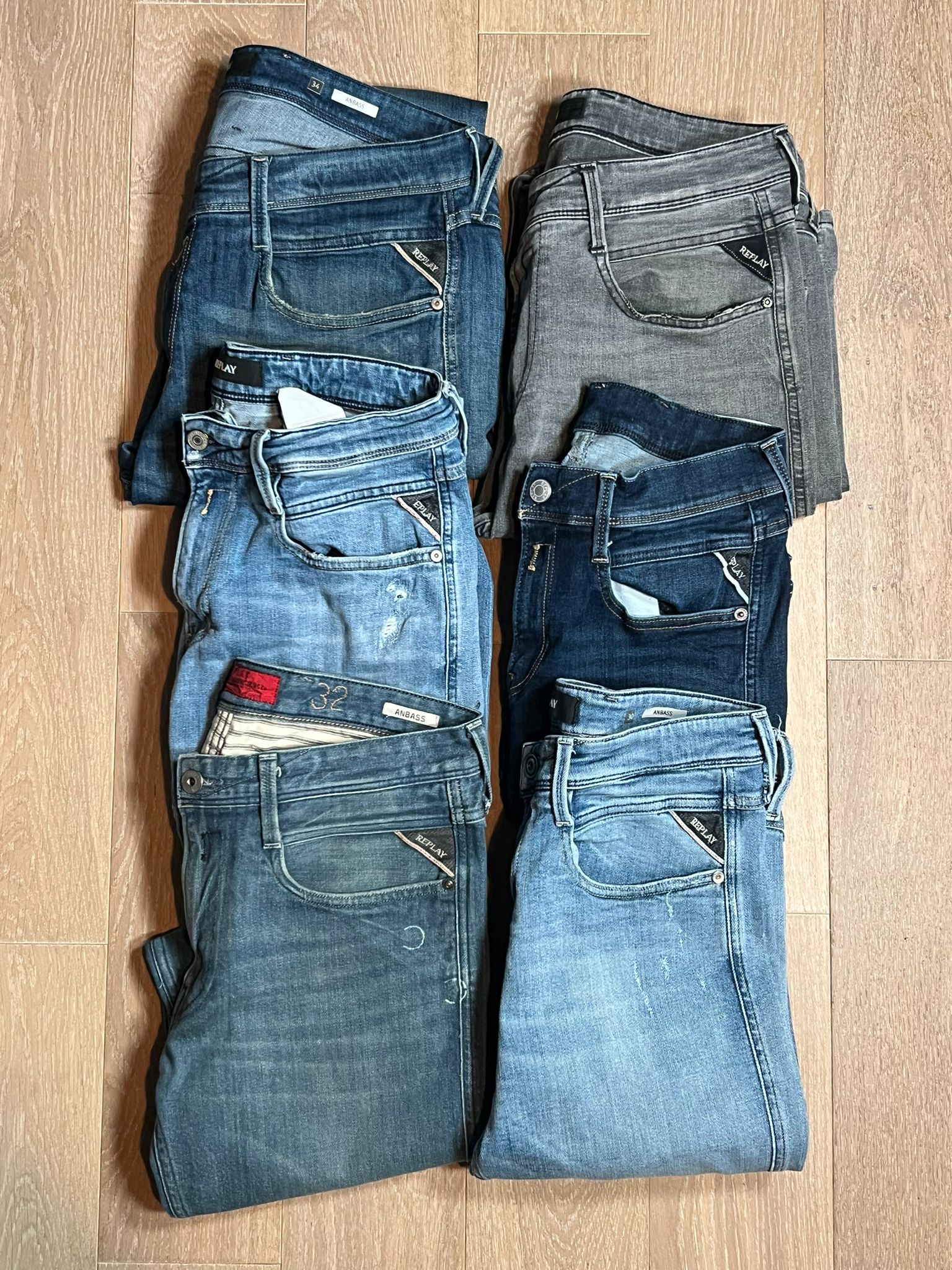 Replay Anbass Jeans Bulk x6