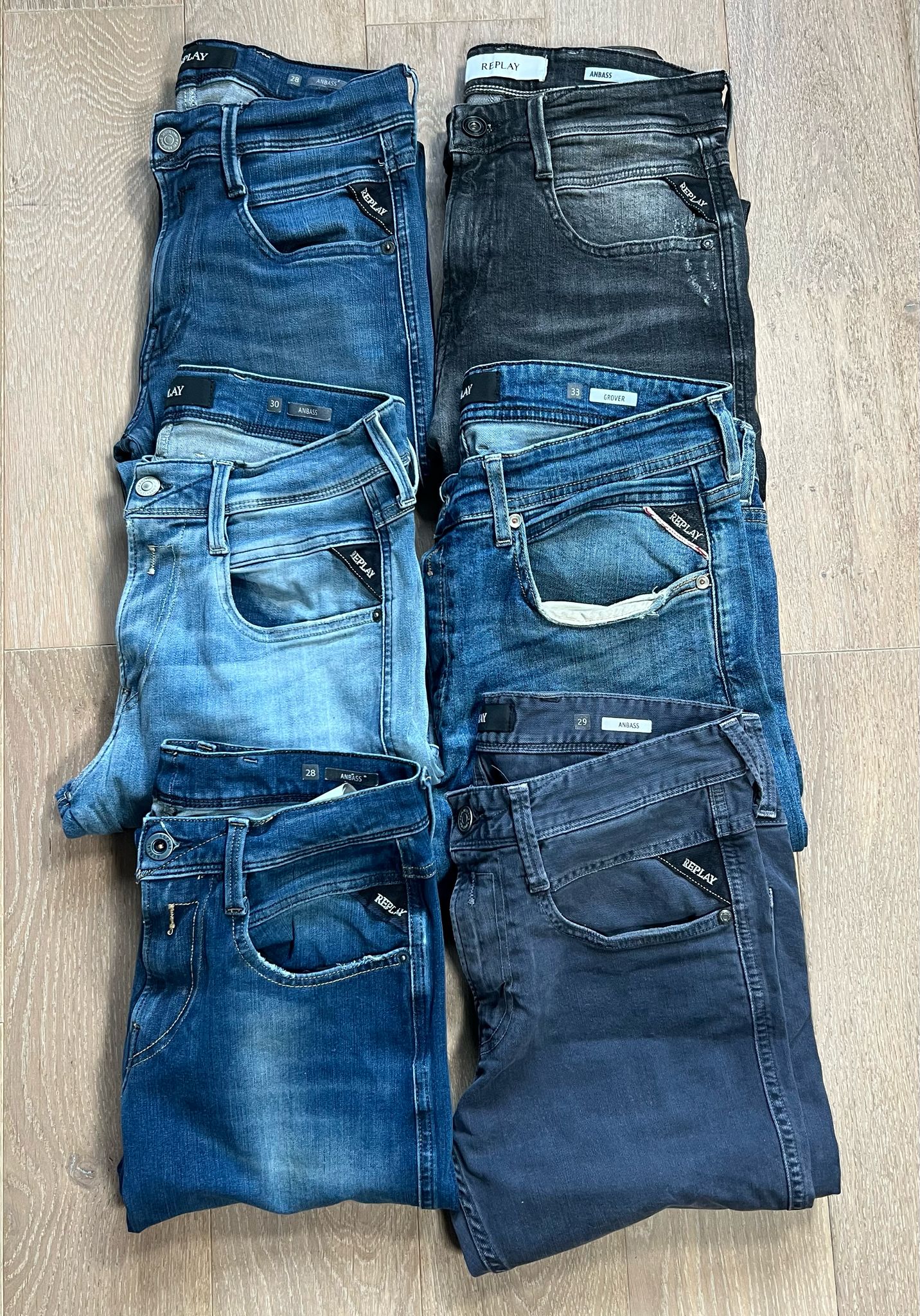 Replay Anbass Jeans Bulk x6