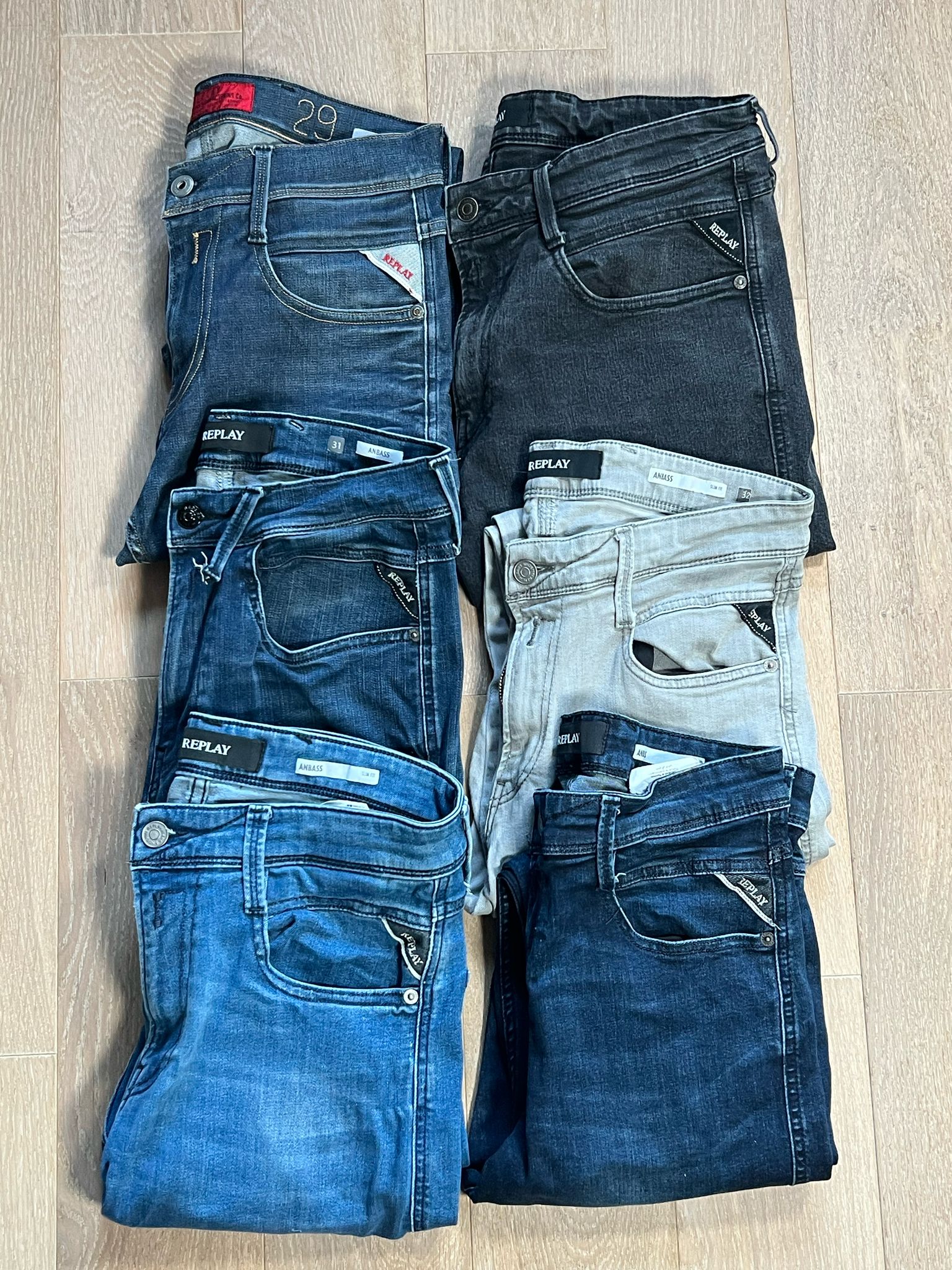 Replay Anbass Jeans Bulk x6