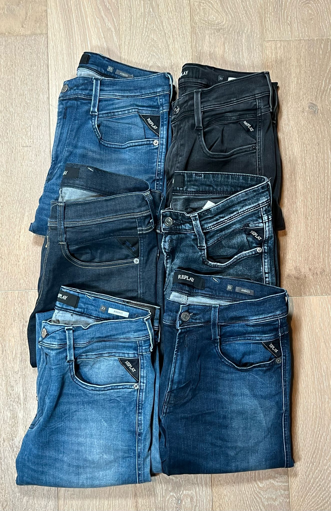 Replay Anbass Jeans Bulk x6