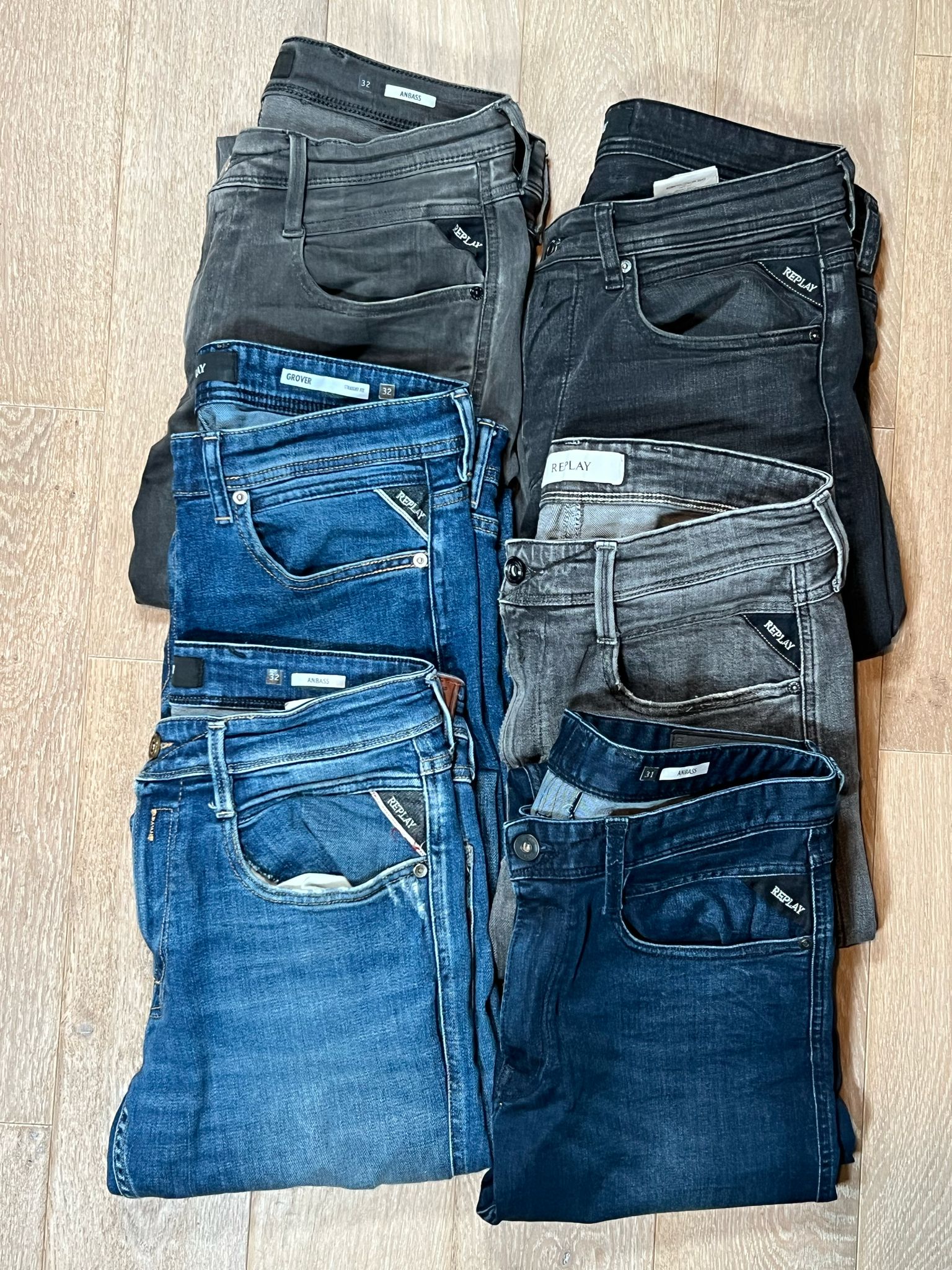 Replay Anbass Jeans Bulk x6