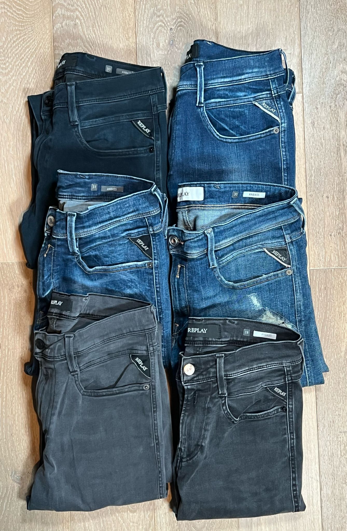 Replay Anbass Jeans Bulk x6