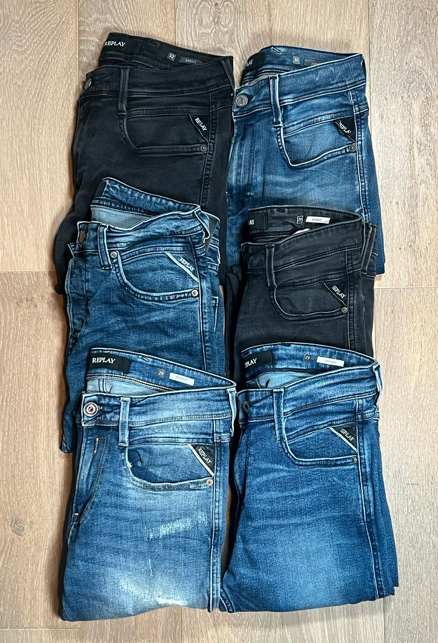Replay Anbass Jeans Bulk x6