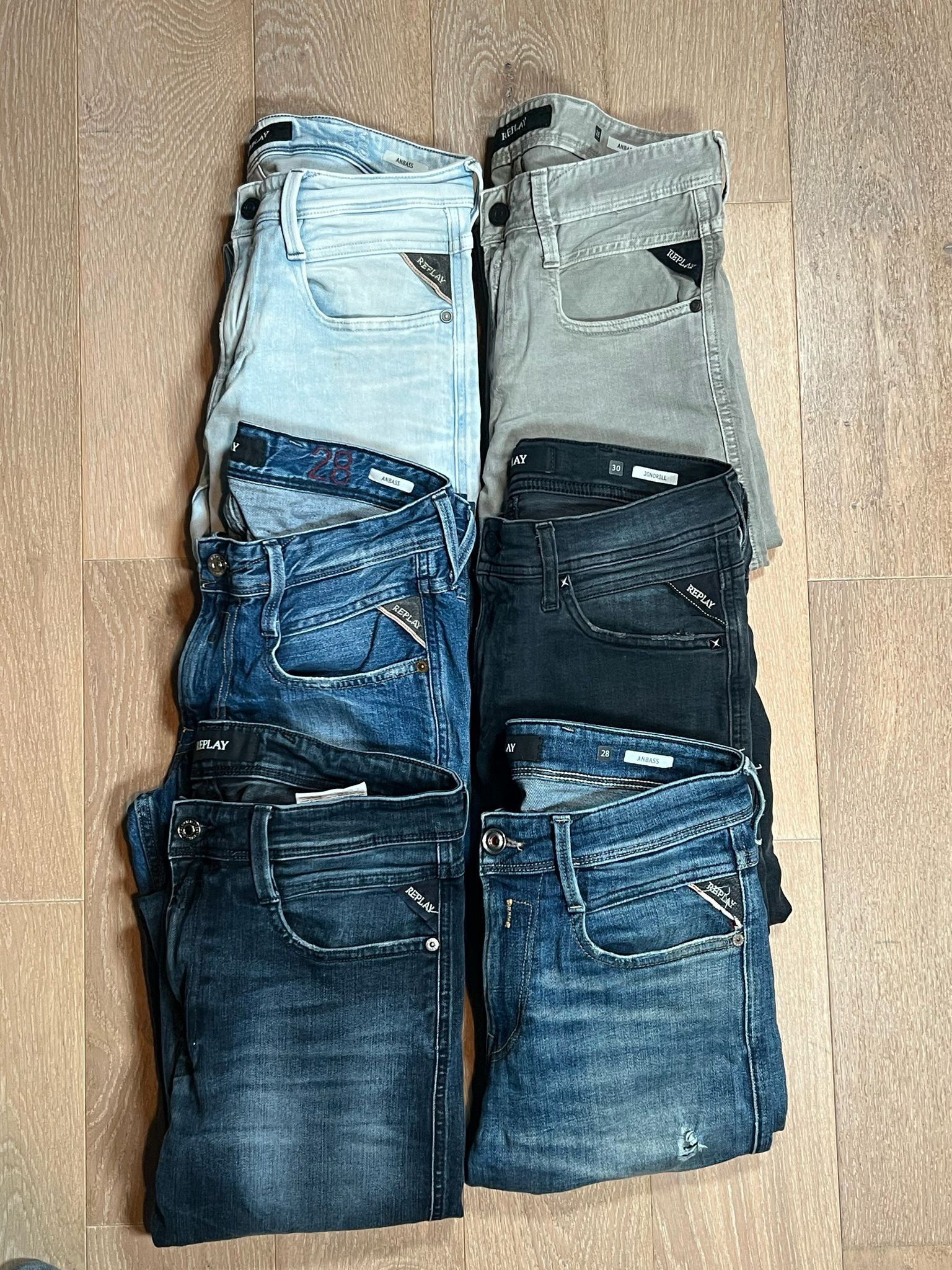 Replay Anbass Jeans Bulk x6