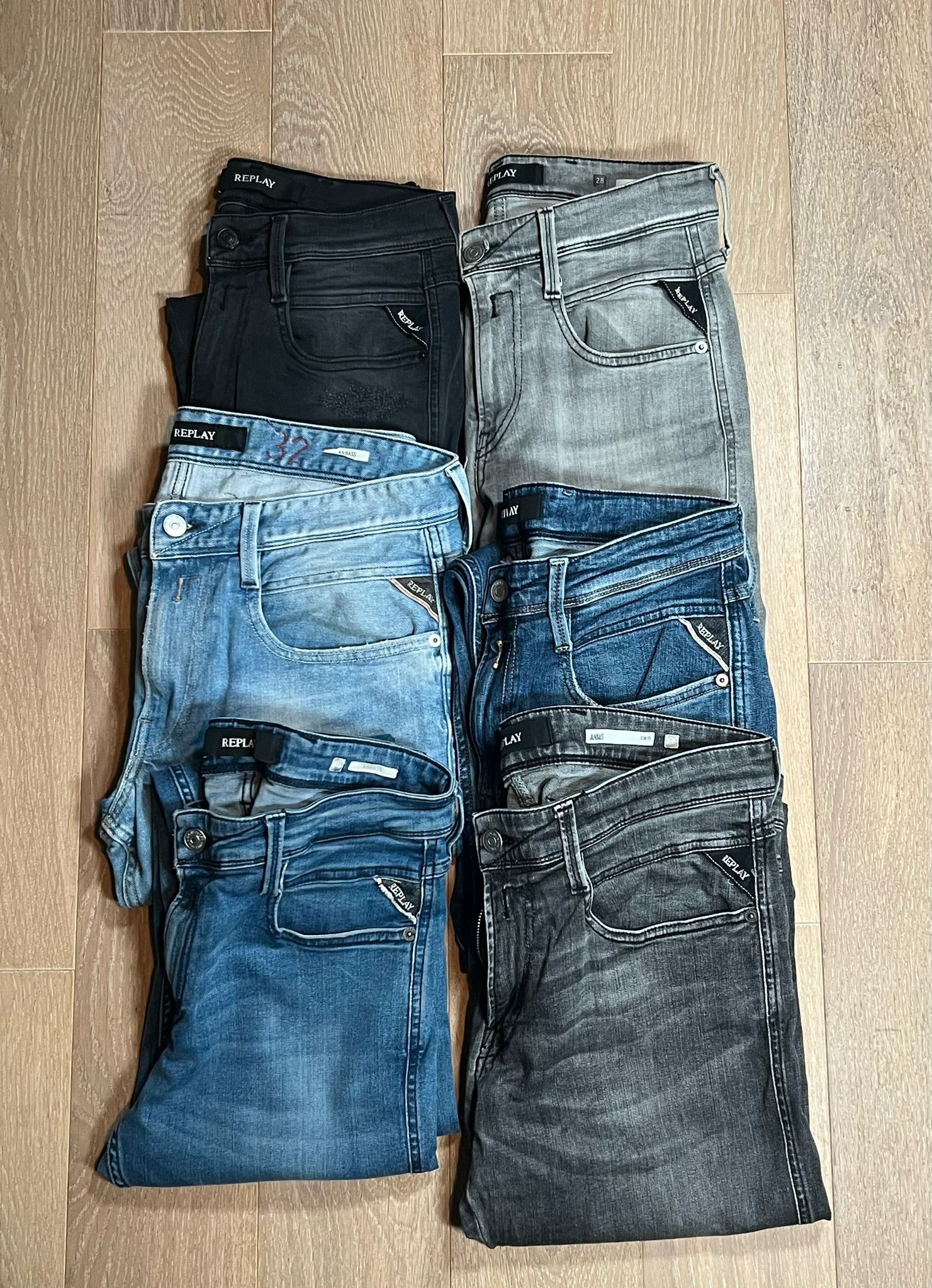 Replay Anbass Jeans Bulk x6