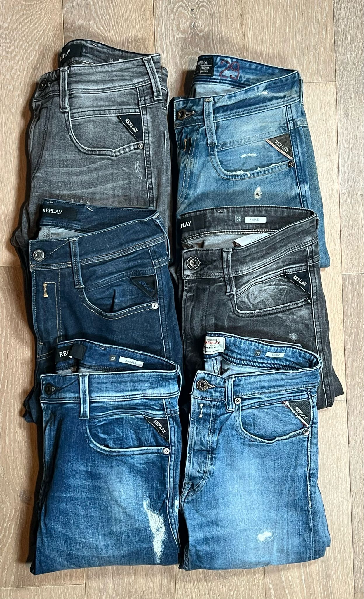 Replay Anbass Jeans Bulk x6