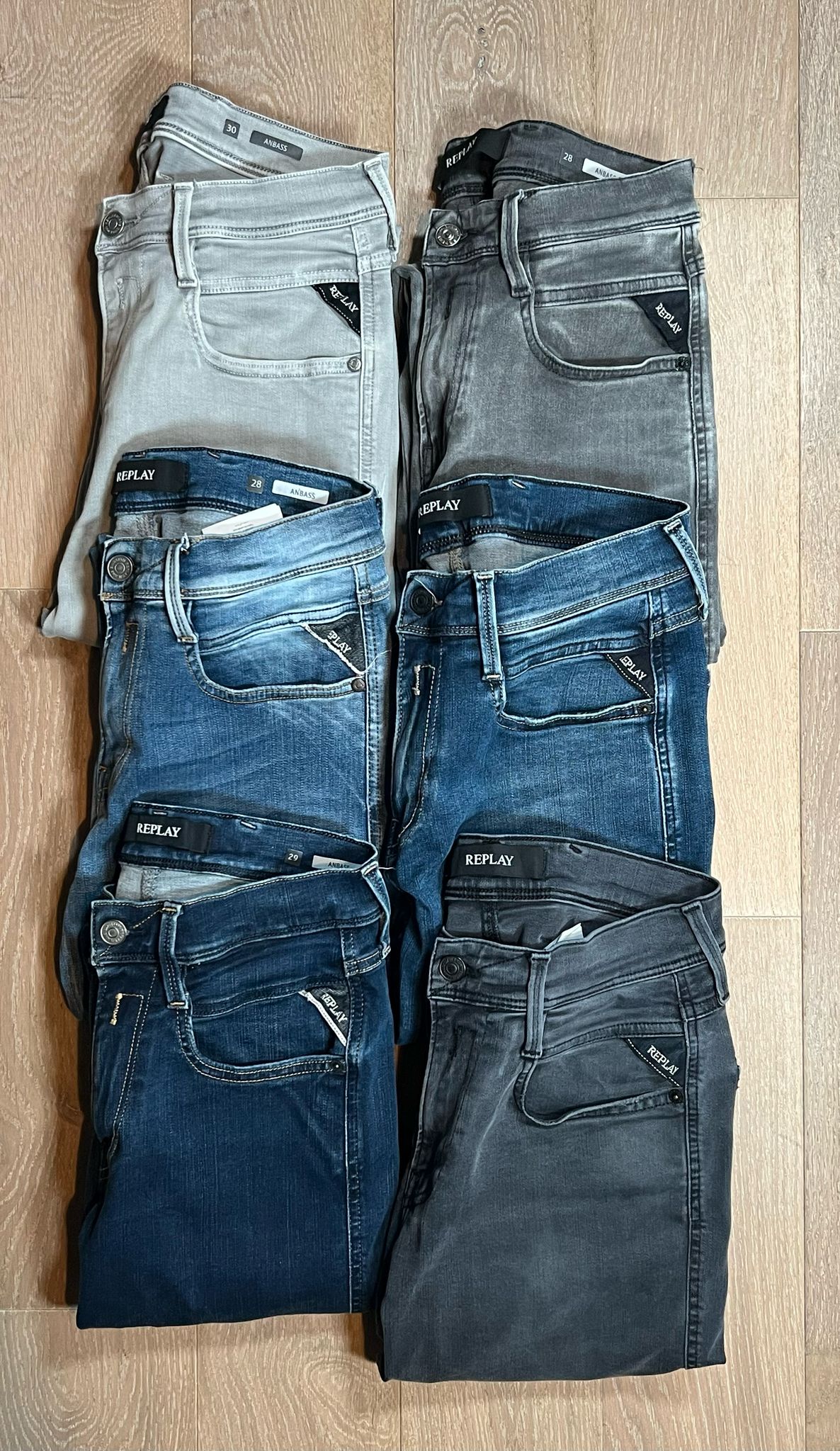 Replay Anbass Jeans Bulk x6