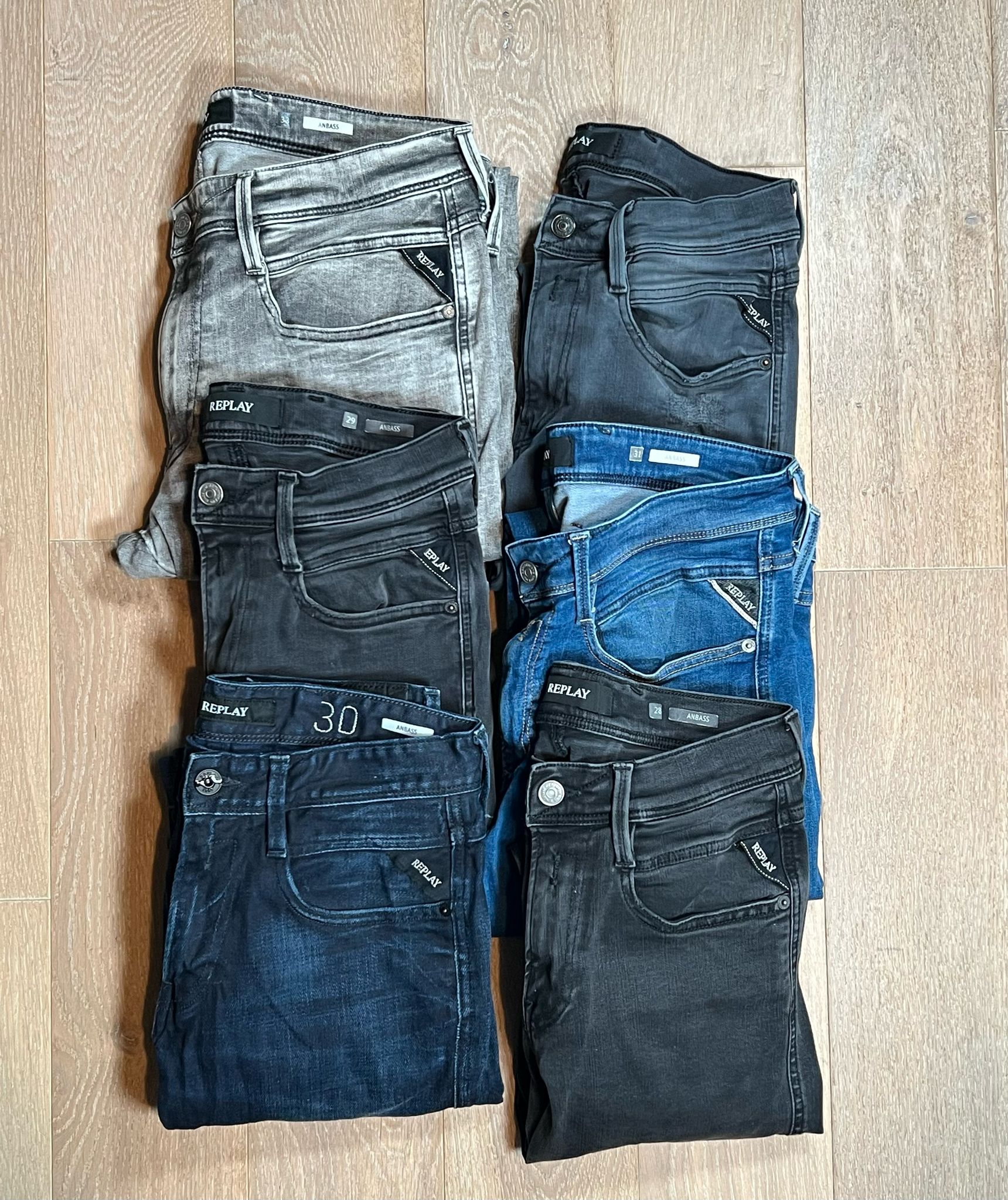 Replay Anbass Jeans Bulk x6