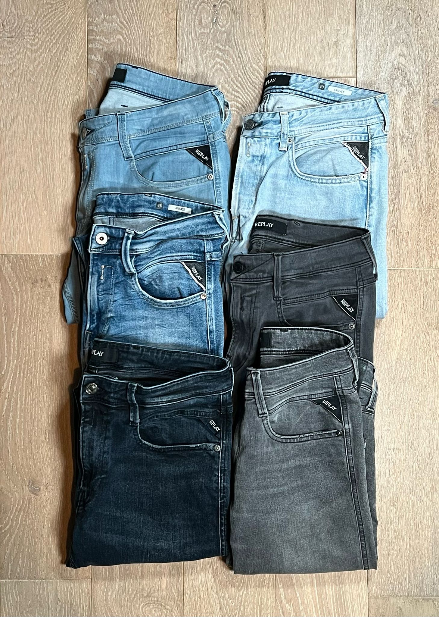 Replay Anbass Jeans Bulk x6
