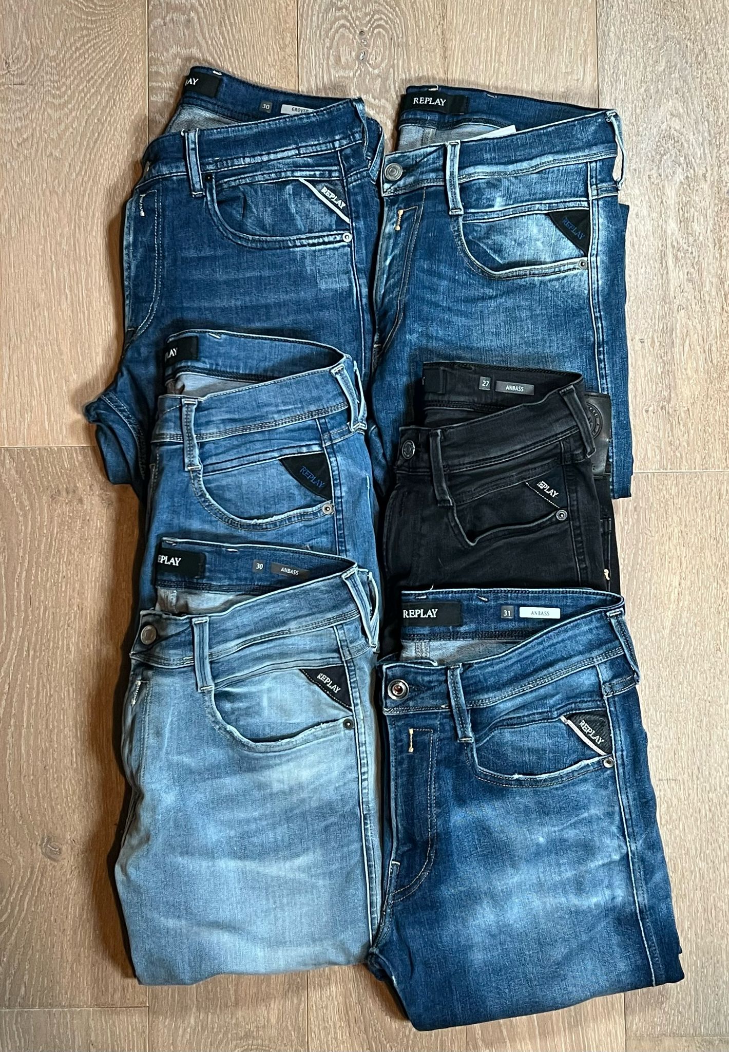 Replay Anbass Jeans Bulk x6