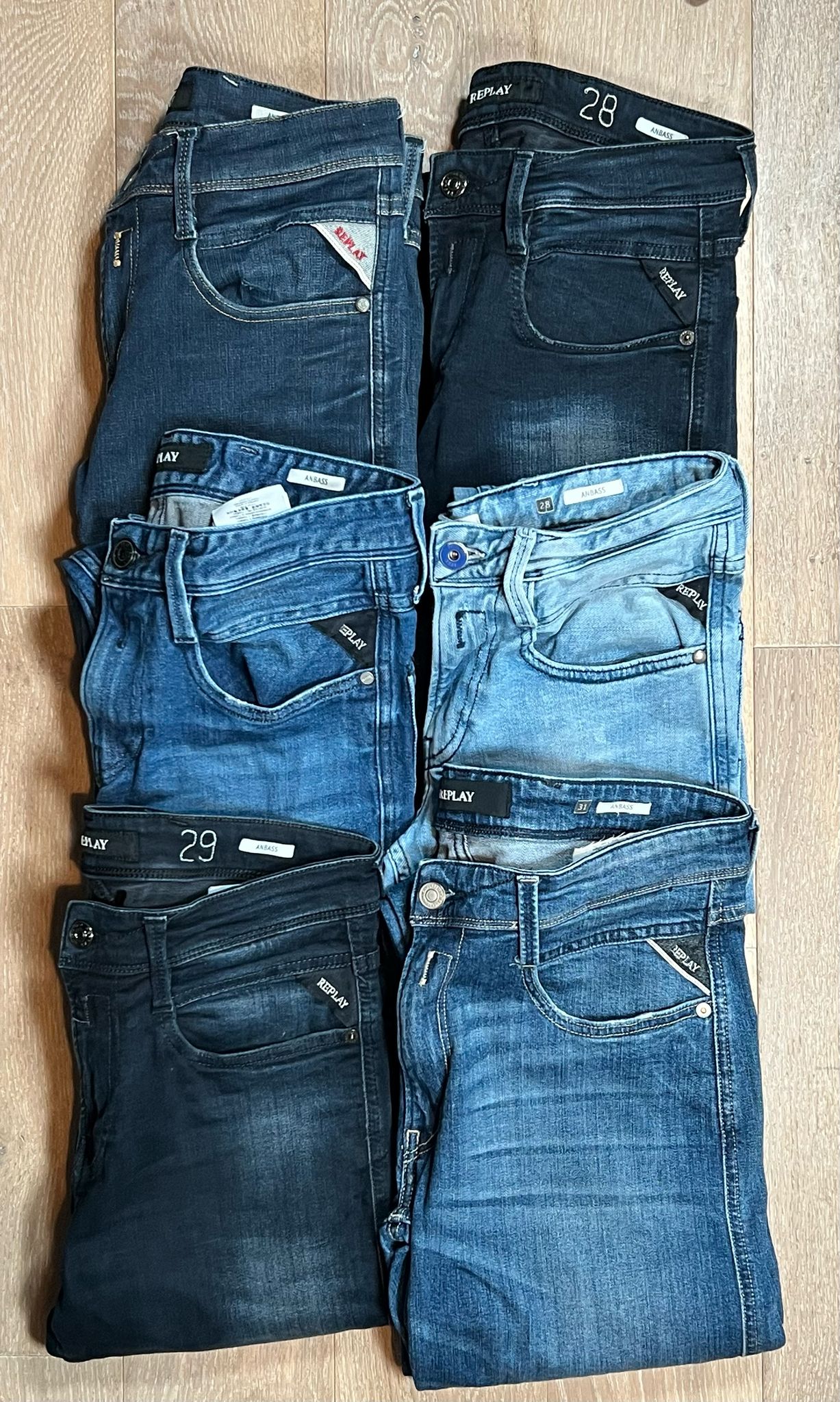 Replay Anbass Jeans bulk x6