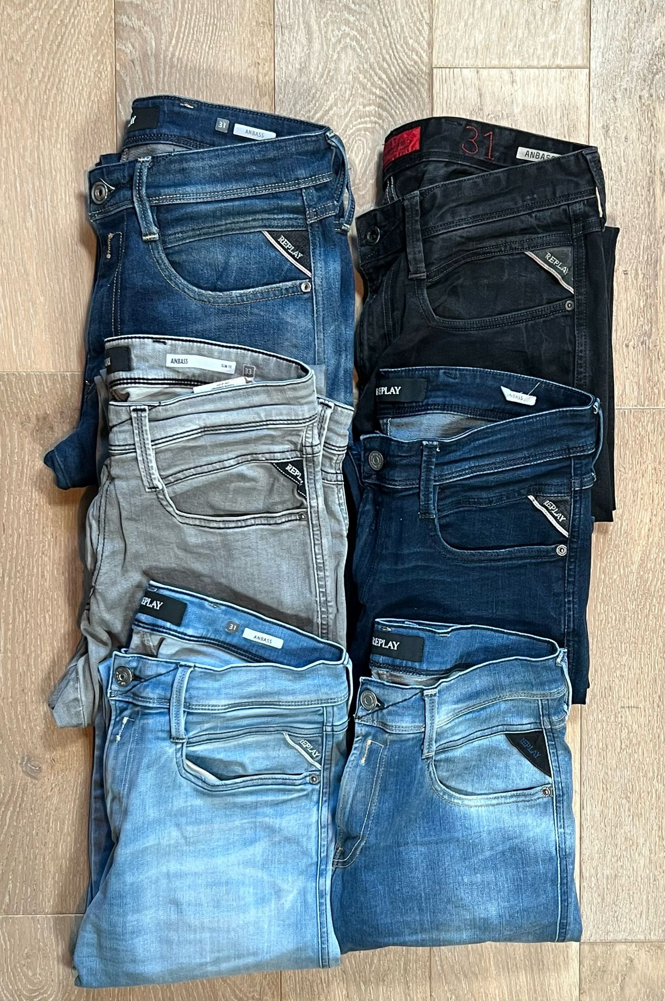 Replay Anbass Jeans Bulk x6