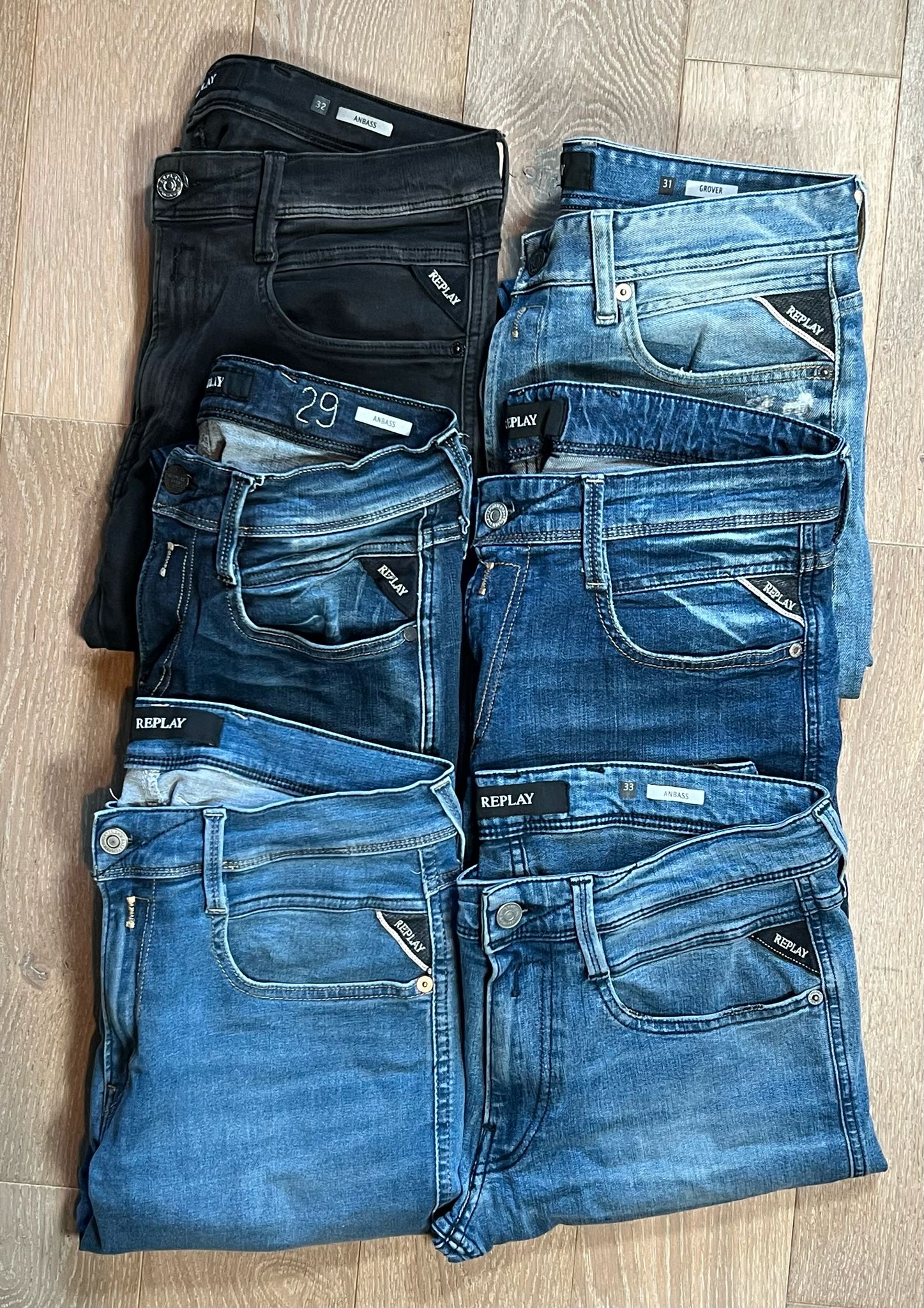 Replay Anbass Jeans Bulk x6