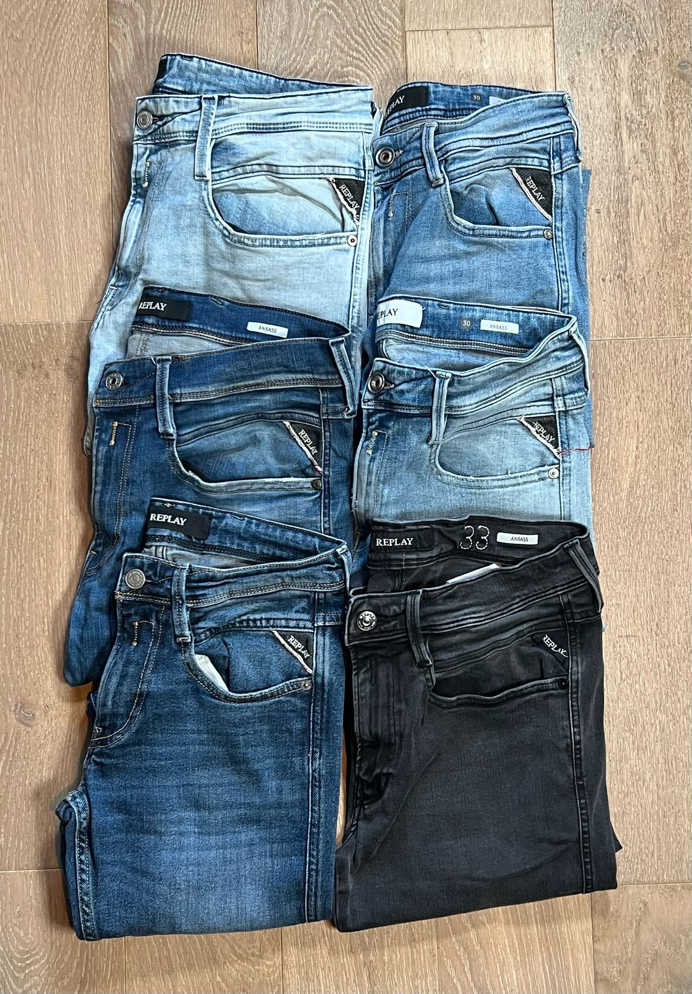 Replay Anbass Jeans Bulk x6