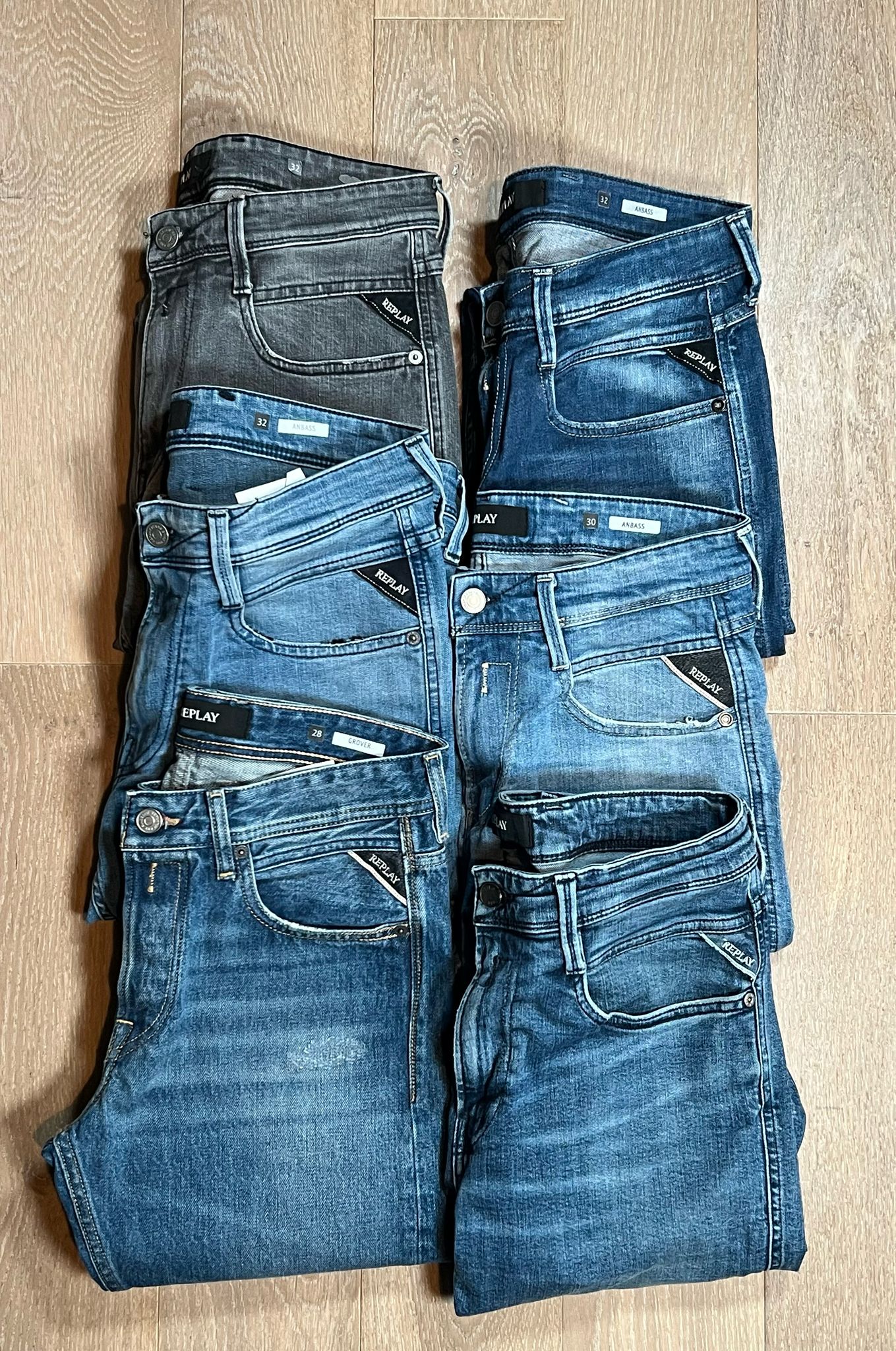 Replay Anbass Jeans Bulk x6