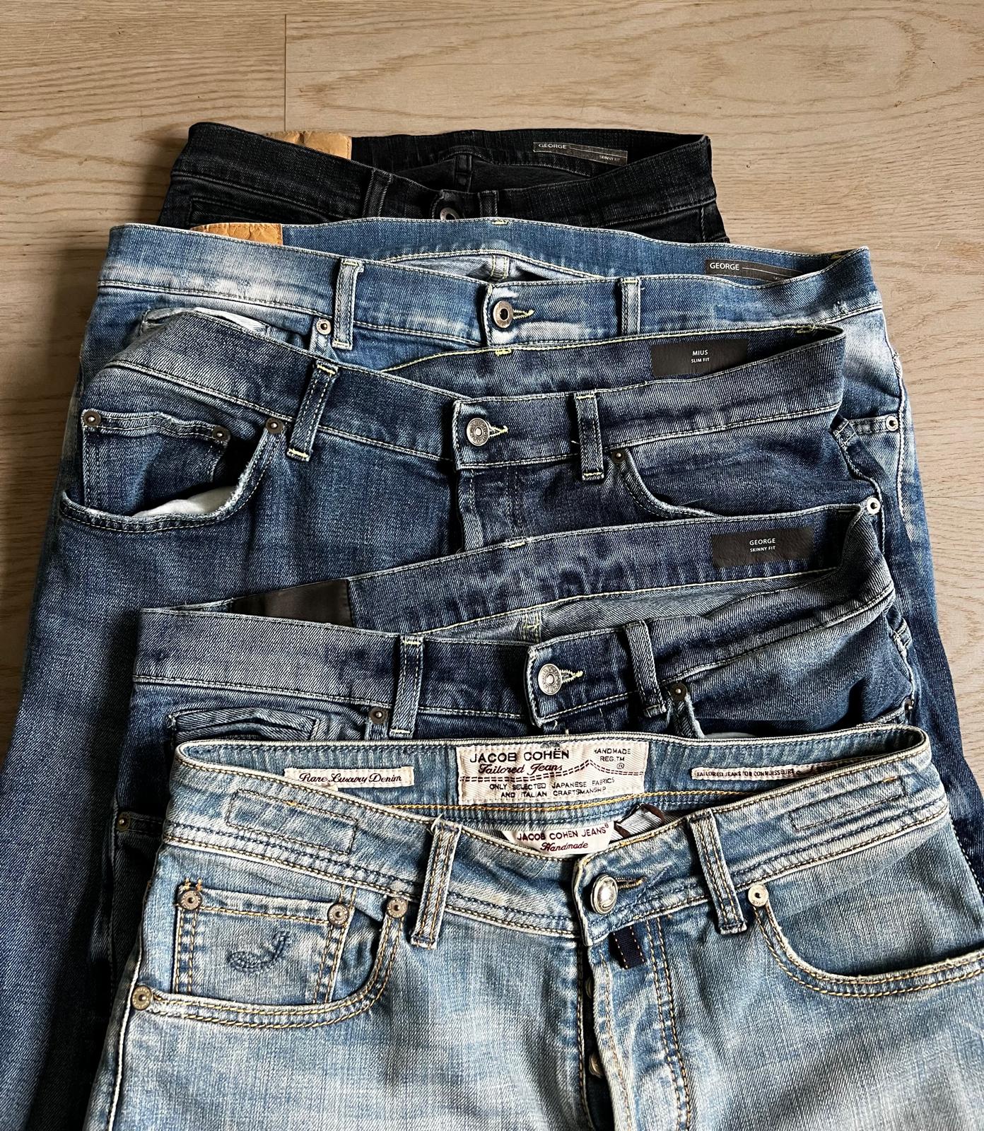 George Jeans bulk x4 and Jacob Cohen x1