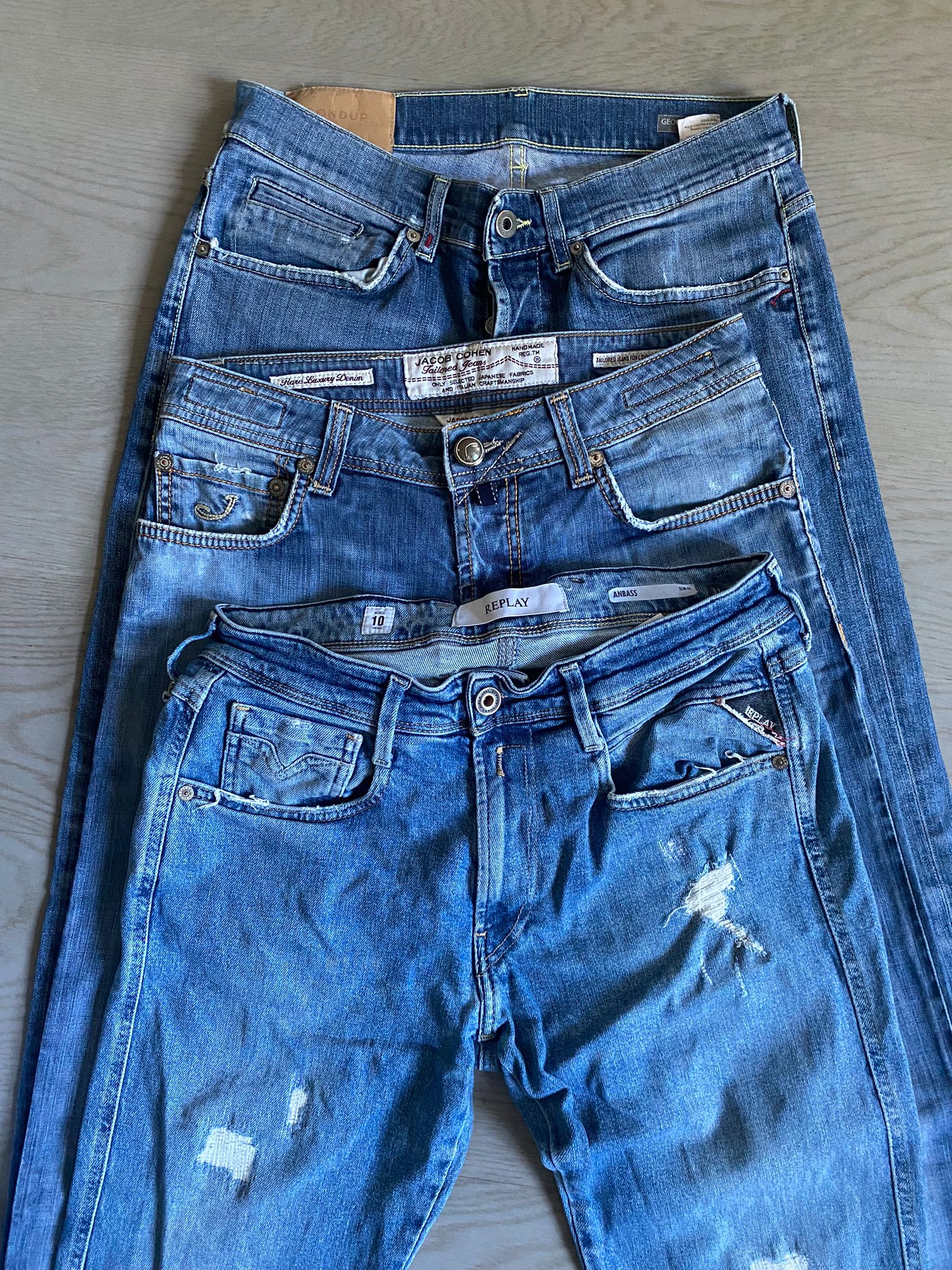 Nudie / Dondup George / Jacob Cohen / Replay Anbass BULK x6