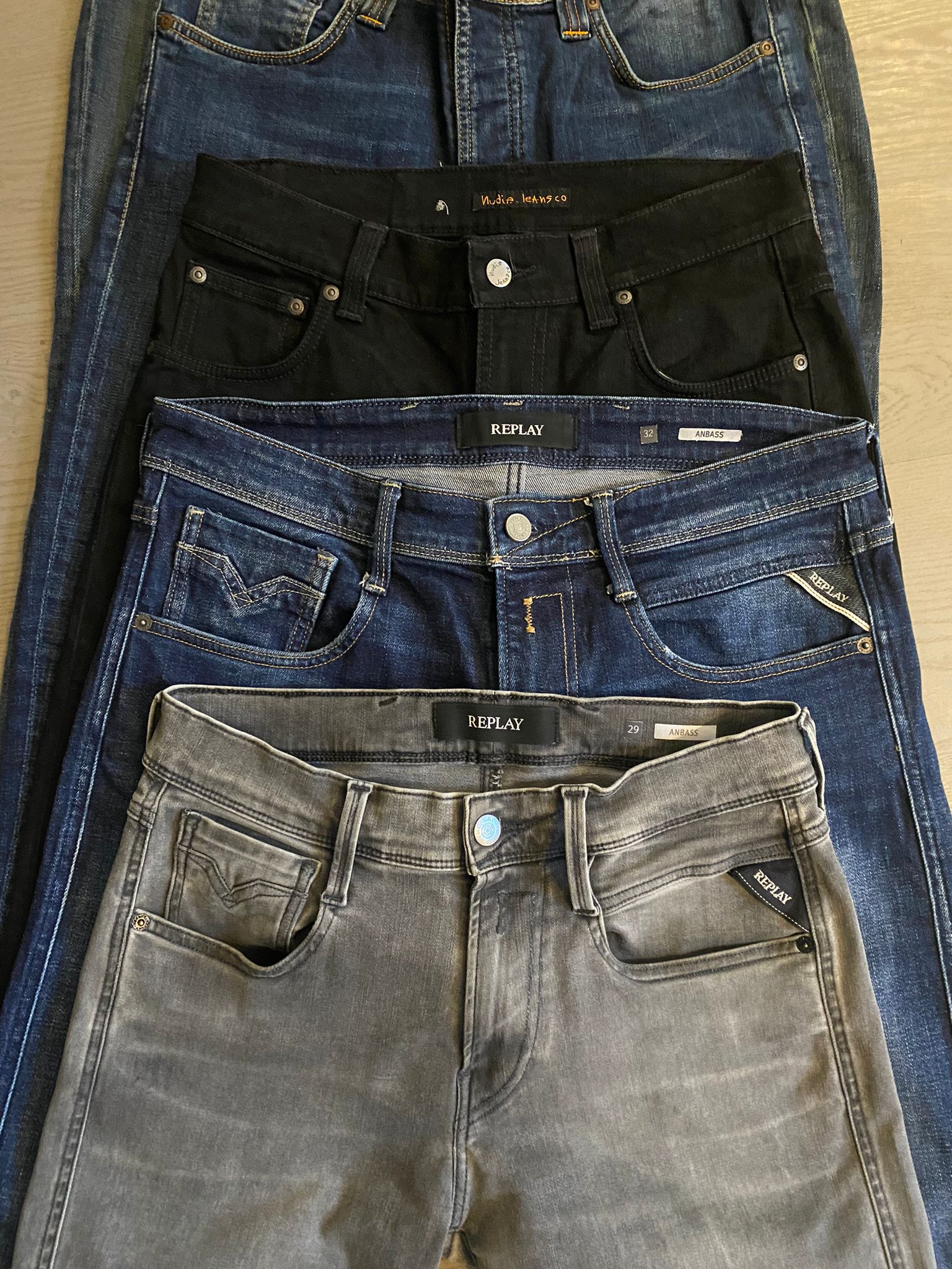 Replay / Nudie Jeans Bulk x5