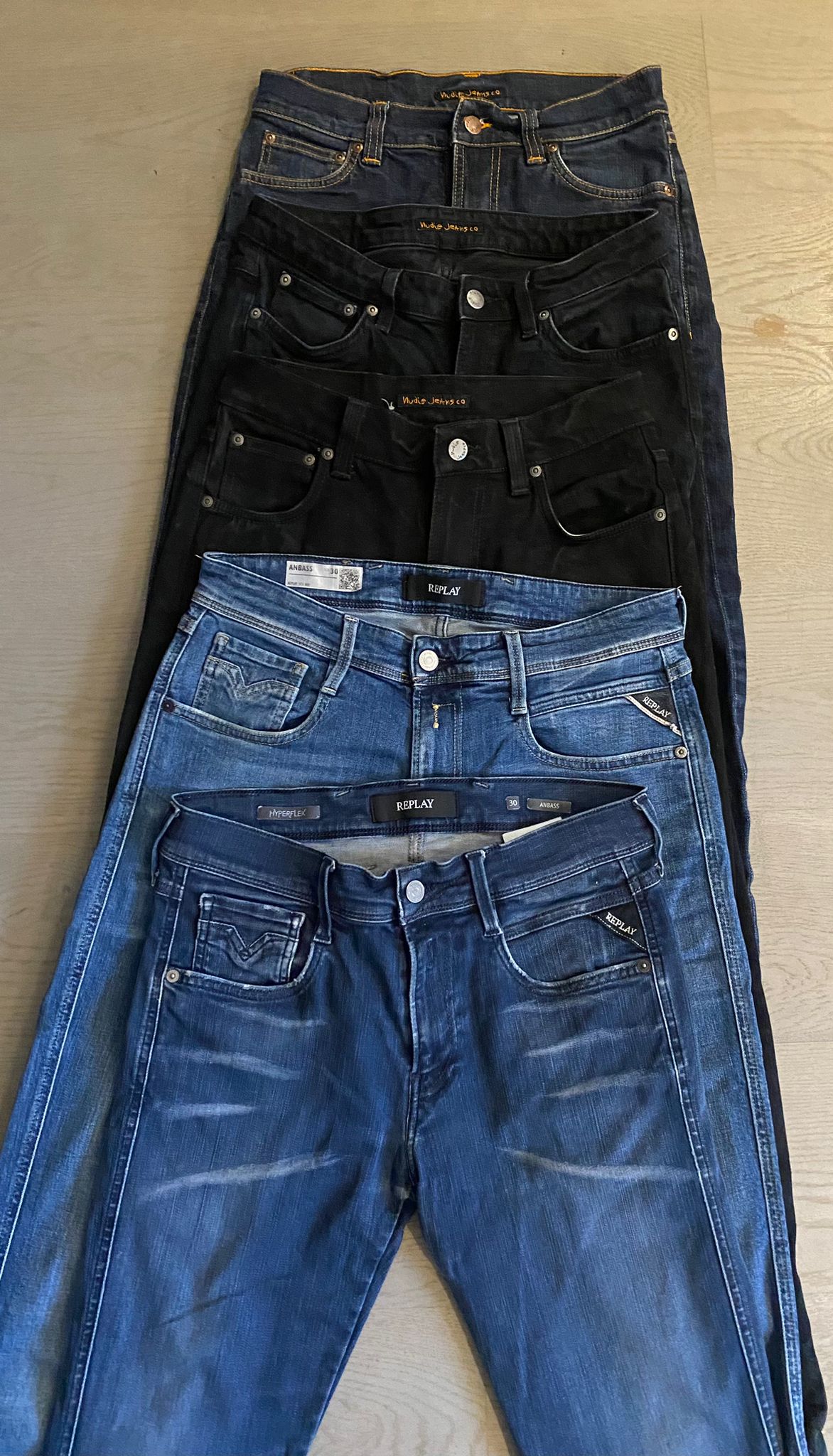 Replay / Nudie Jeans Bulk x5