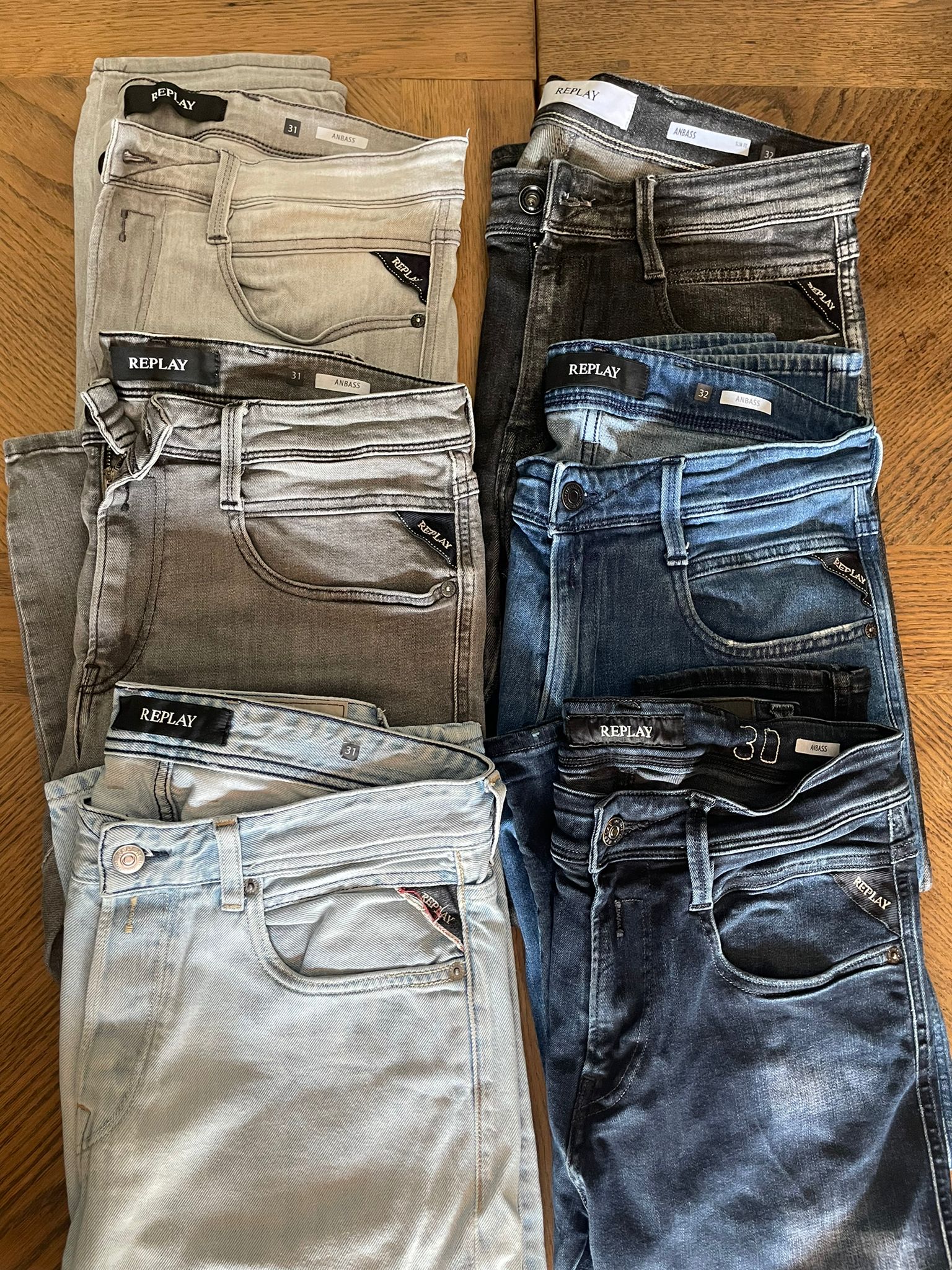 Replay Anbass Jeans Bulk x6