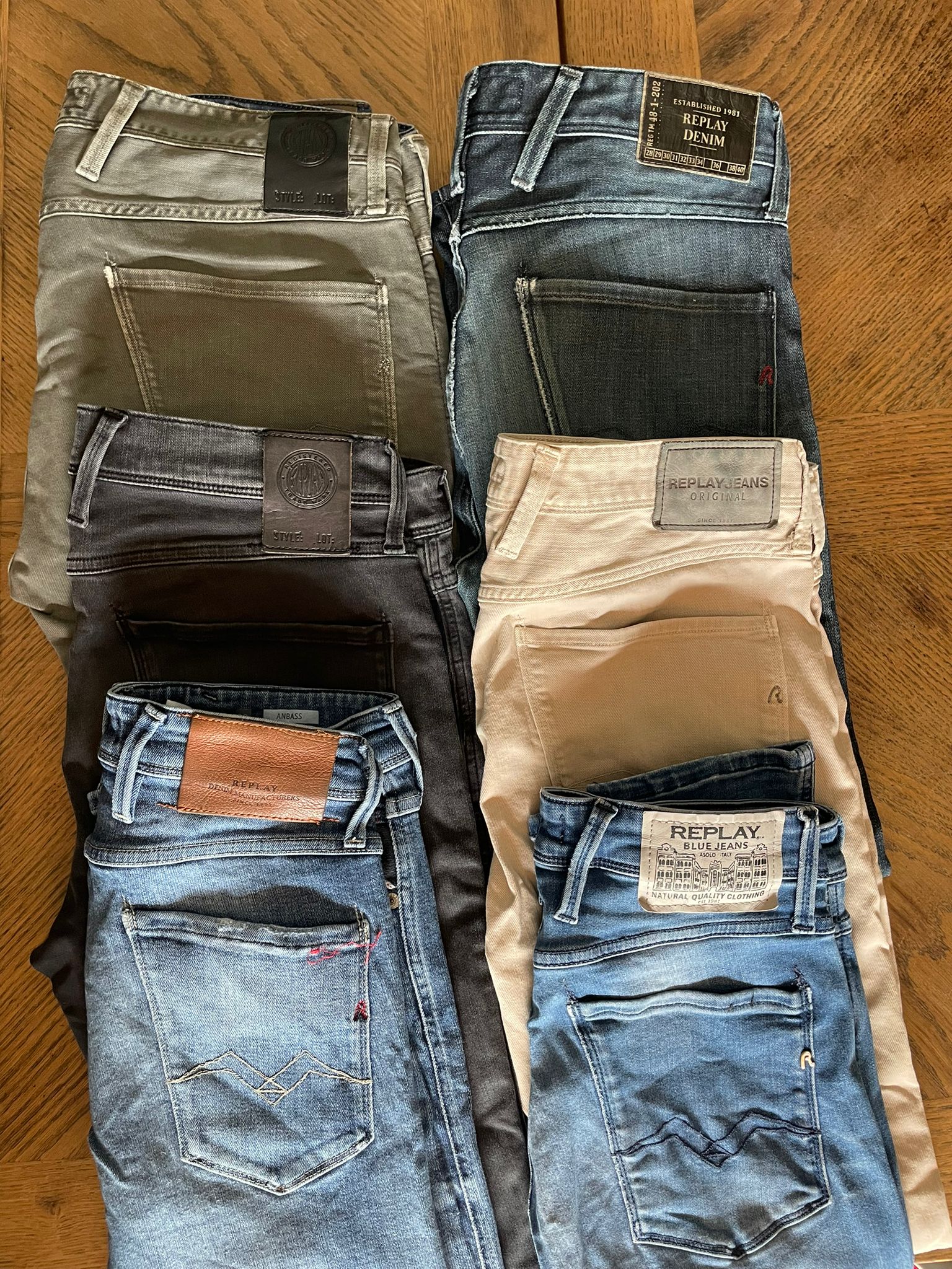 Replay Anbass Jeans Bulk x6