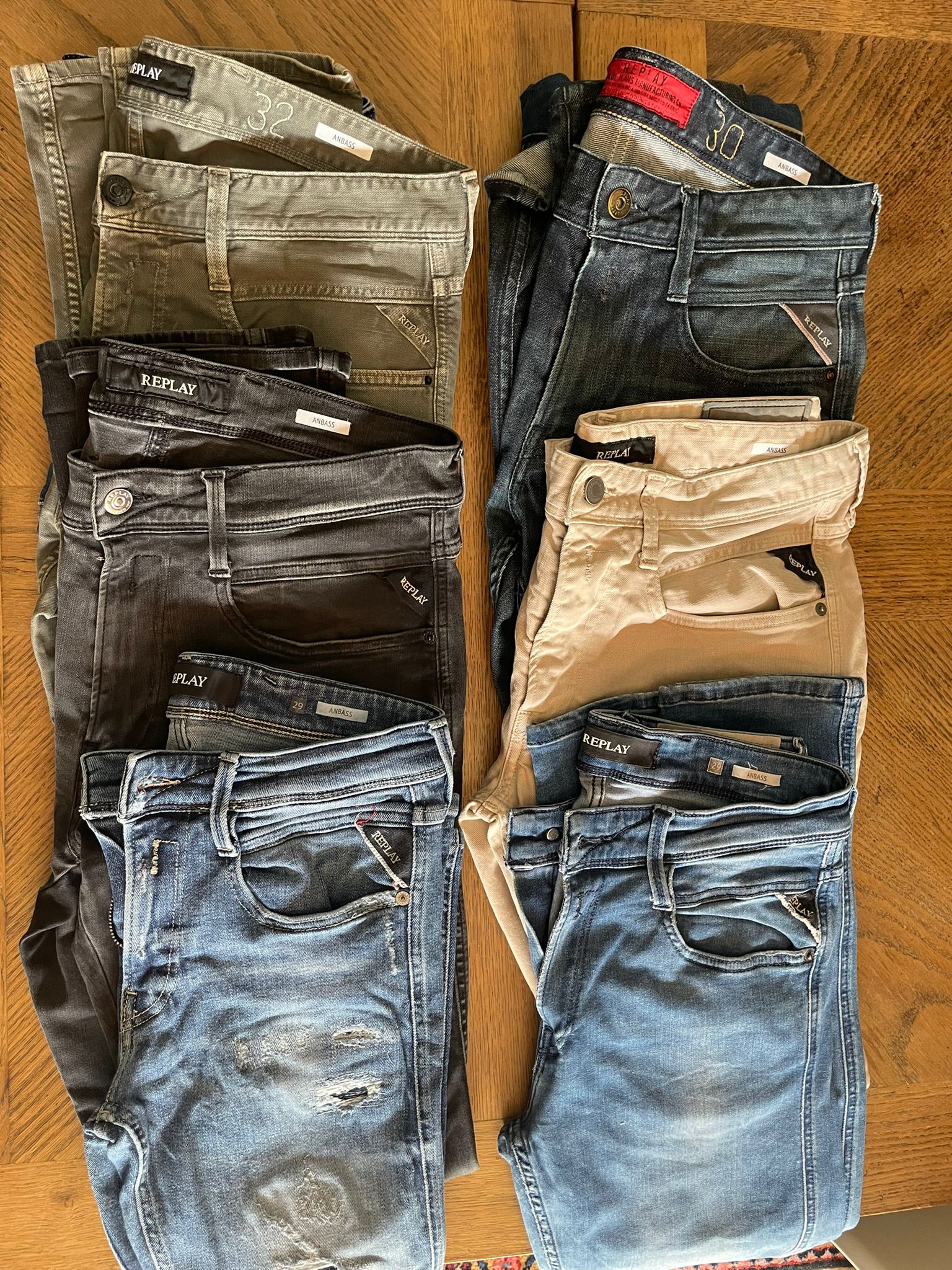 Replay Anbass Jeans Bulk x6
