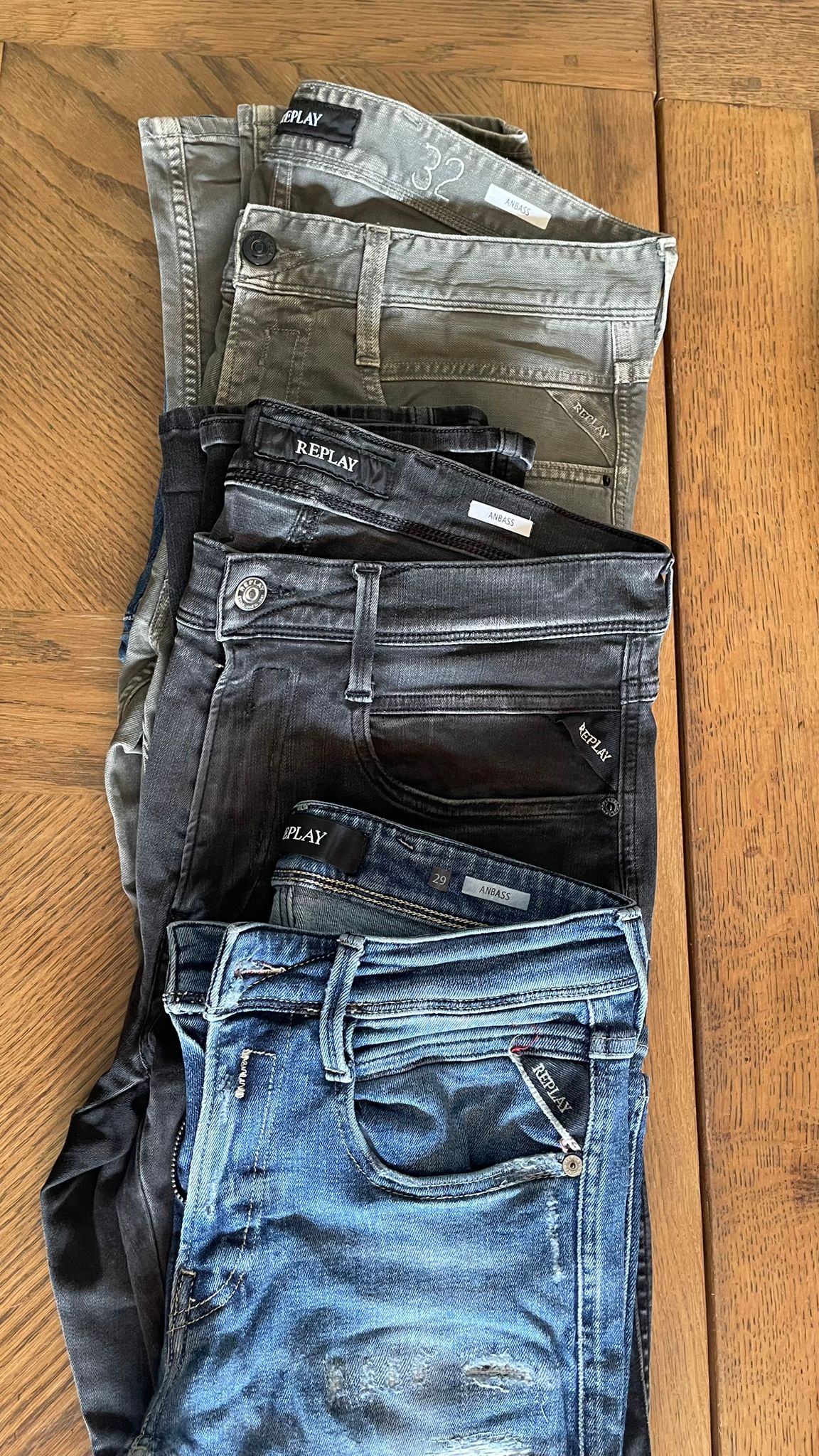 Replay Anbass Jeans Bulk x6