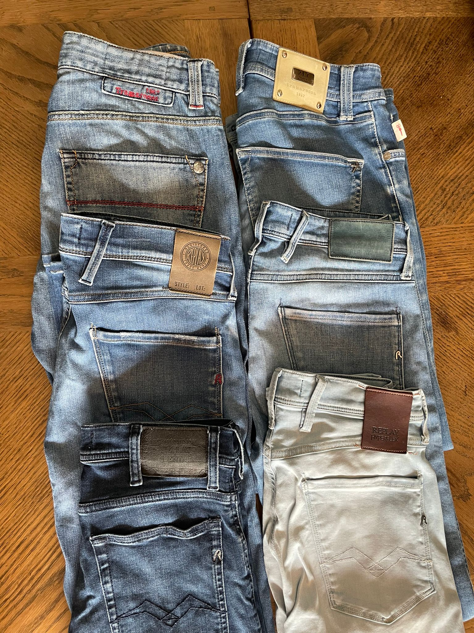 Replay Anbass and Tramarossa Jeans Bulk x6
