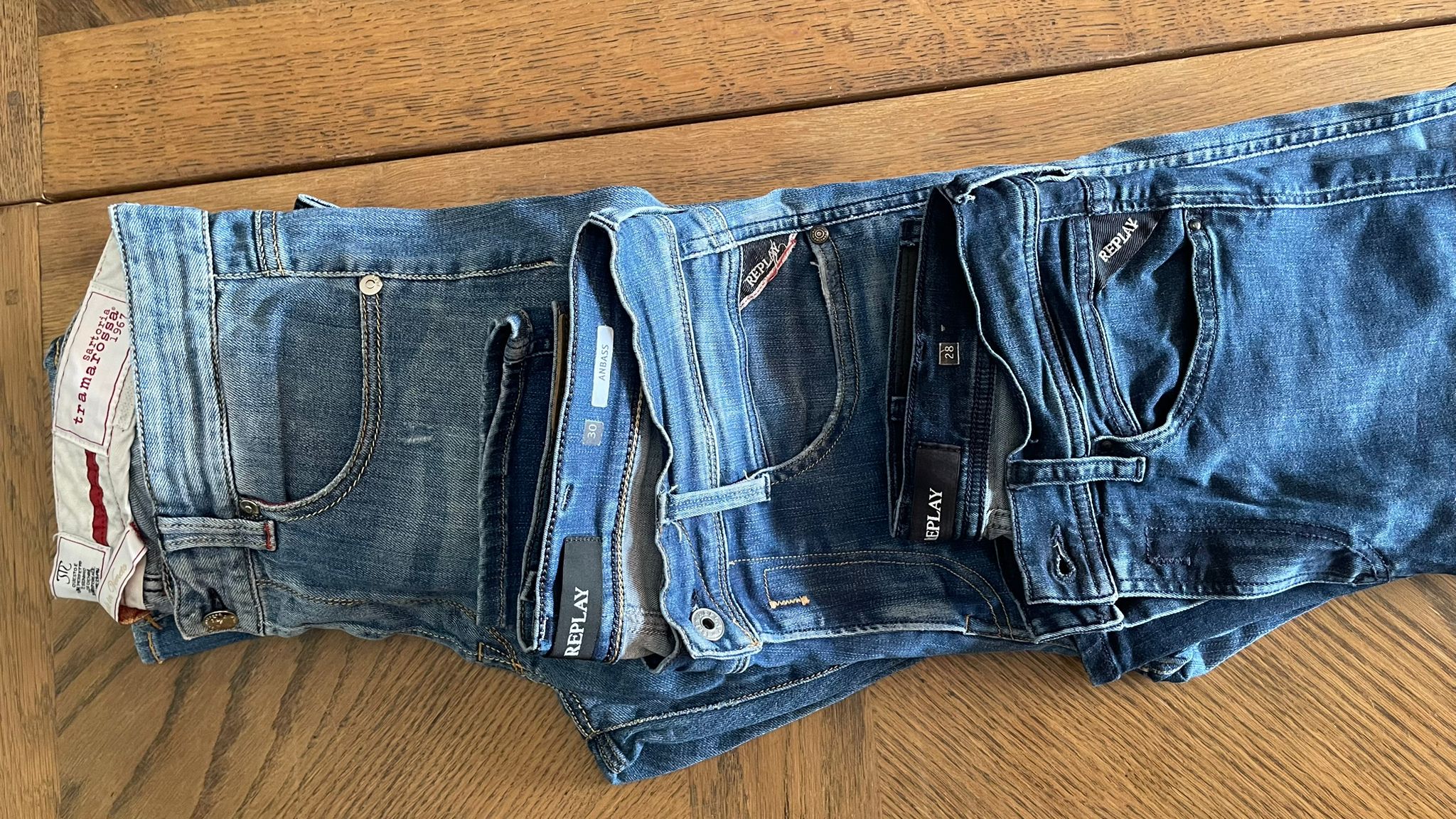 Replay Anbass and Tramarossa Jeans Bulk x6