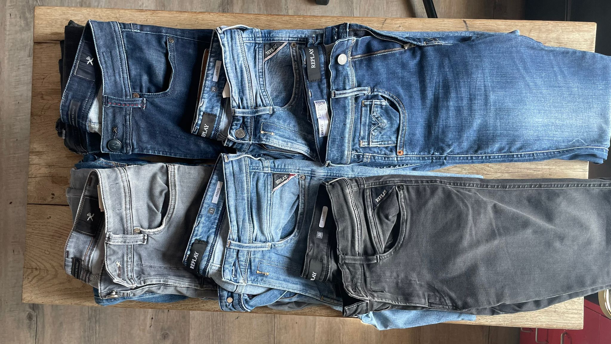 Replay Anbass Jeans Bulk x6