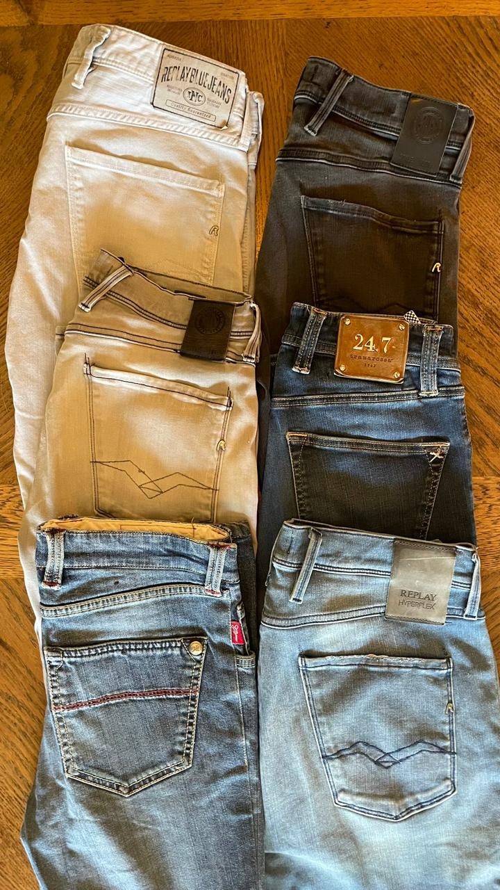 Replay Anbass & Tramarossa Jeans Bulk x6