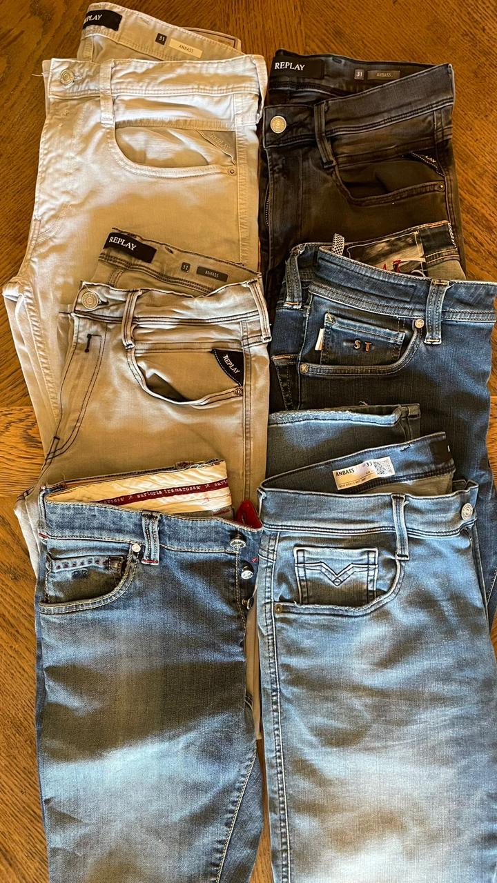 Replay Anbass & Tramarossa Jeans Bulk x6