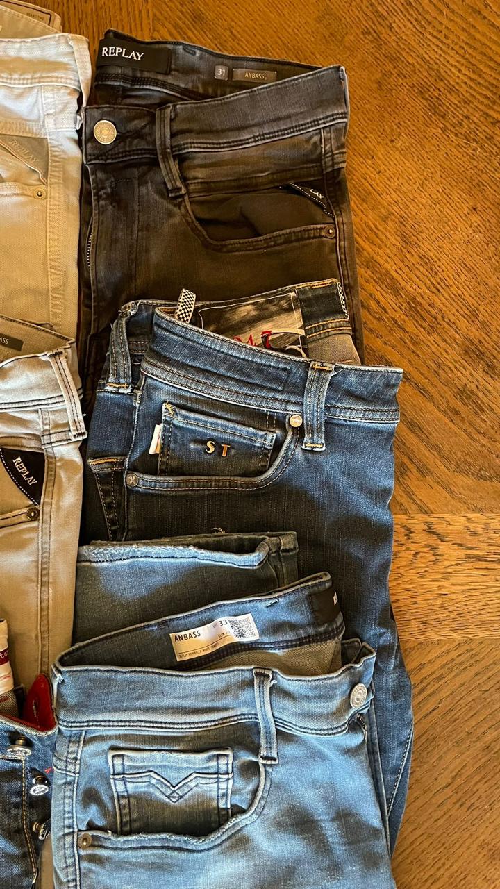 Replay Anbass & Tramarossa Jeans Bulk x6