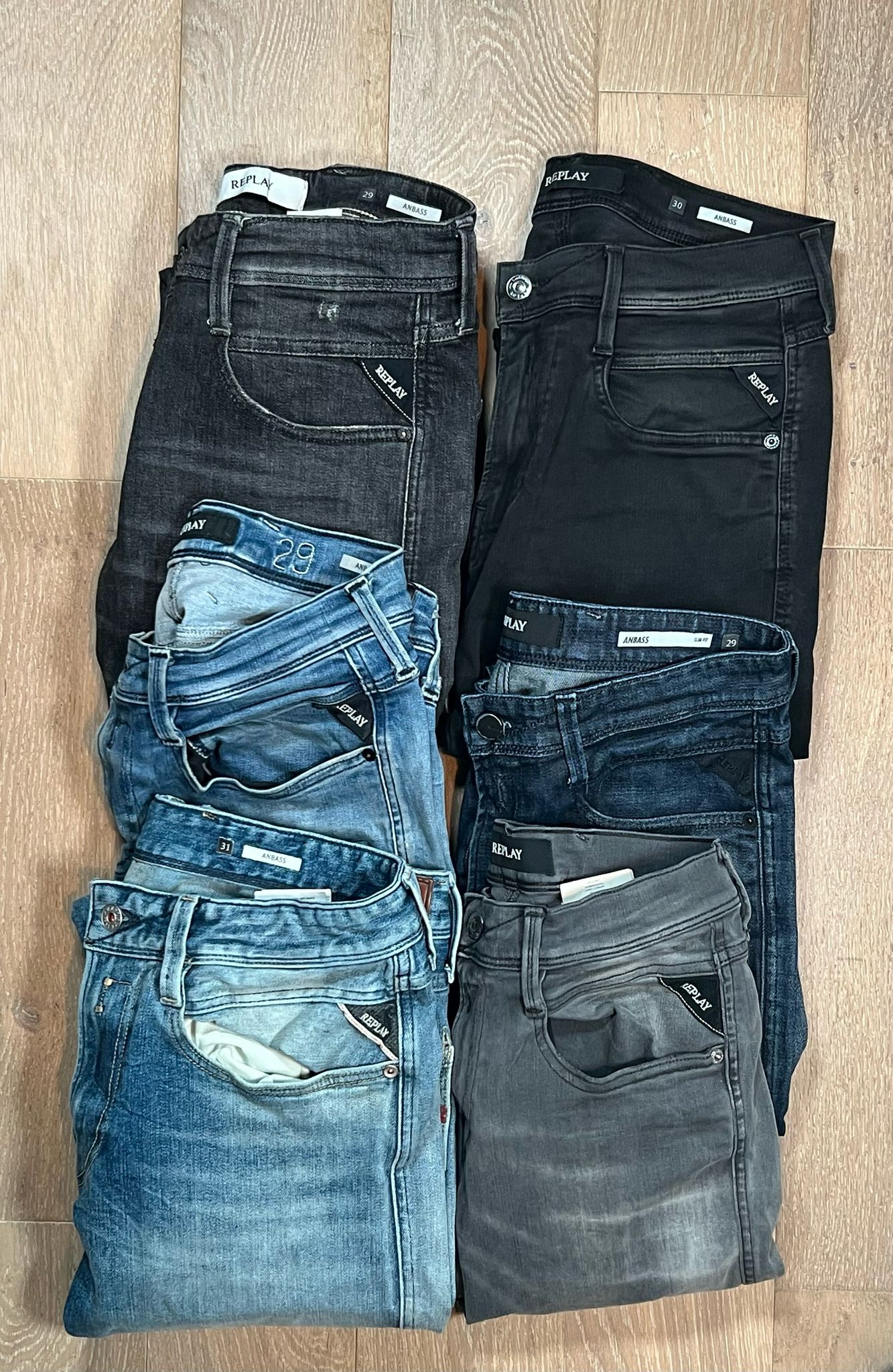 Replay Anbass Jeans Bulk x6