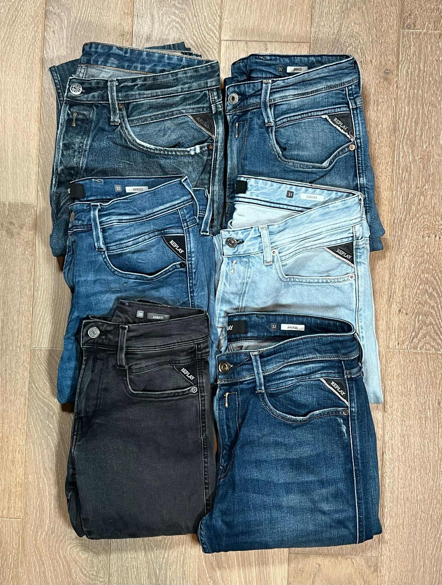 Replay Anbass Jeans Bulk x6