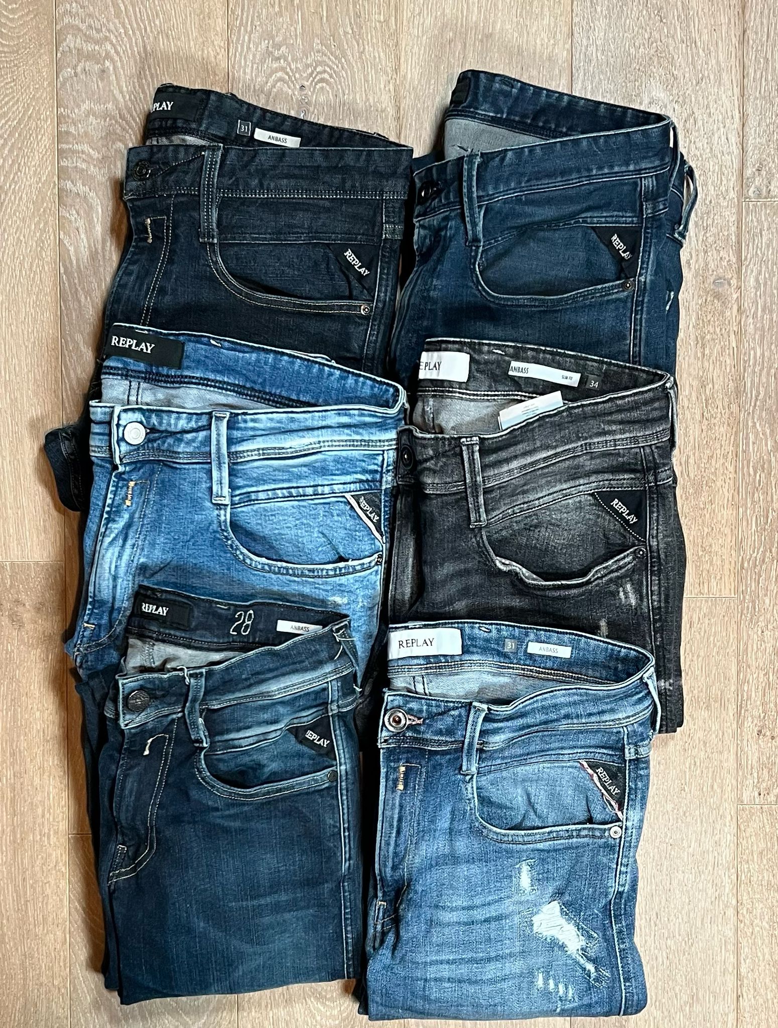 Replay Anbass Jeans Bulk x6