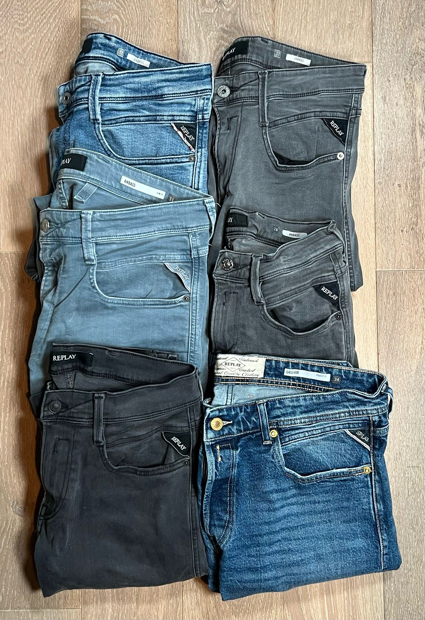 Replay Anbass Jeans Bulk x6