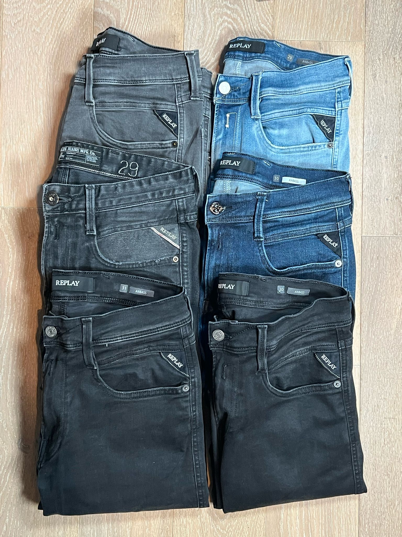 Replay Anbass Jeans Bulk x6