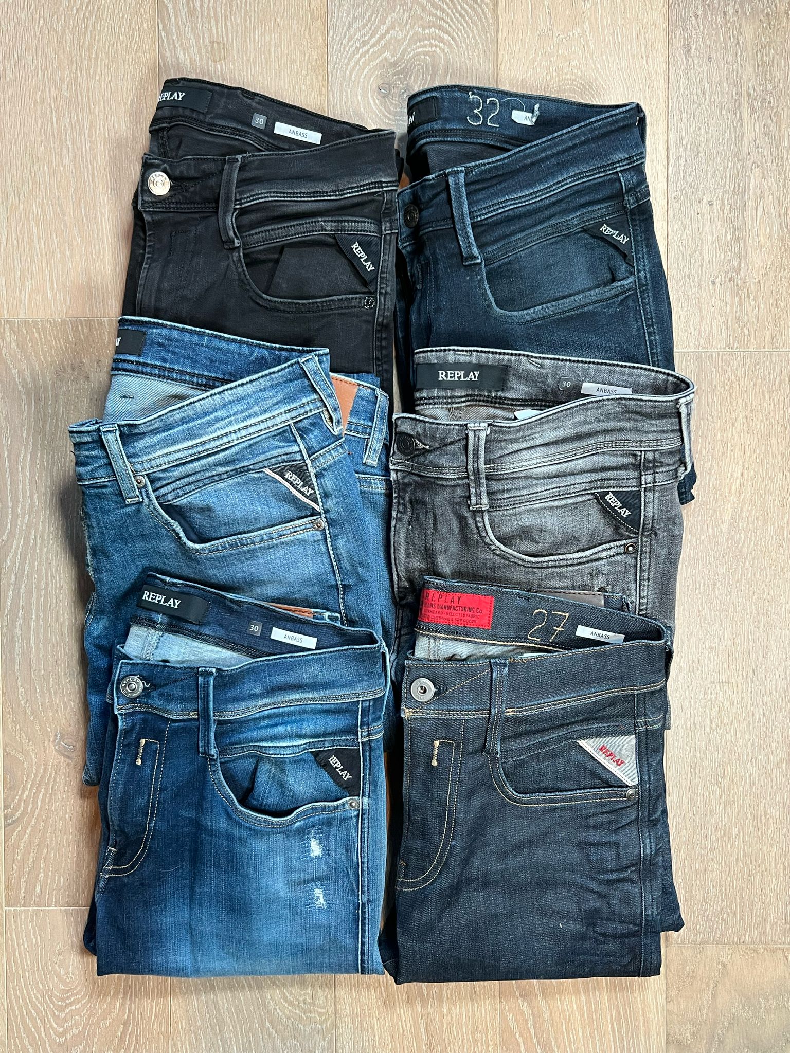 Replay Anbass Jeans Bulk x6