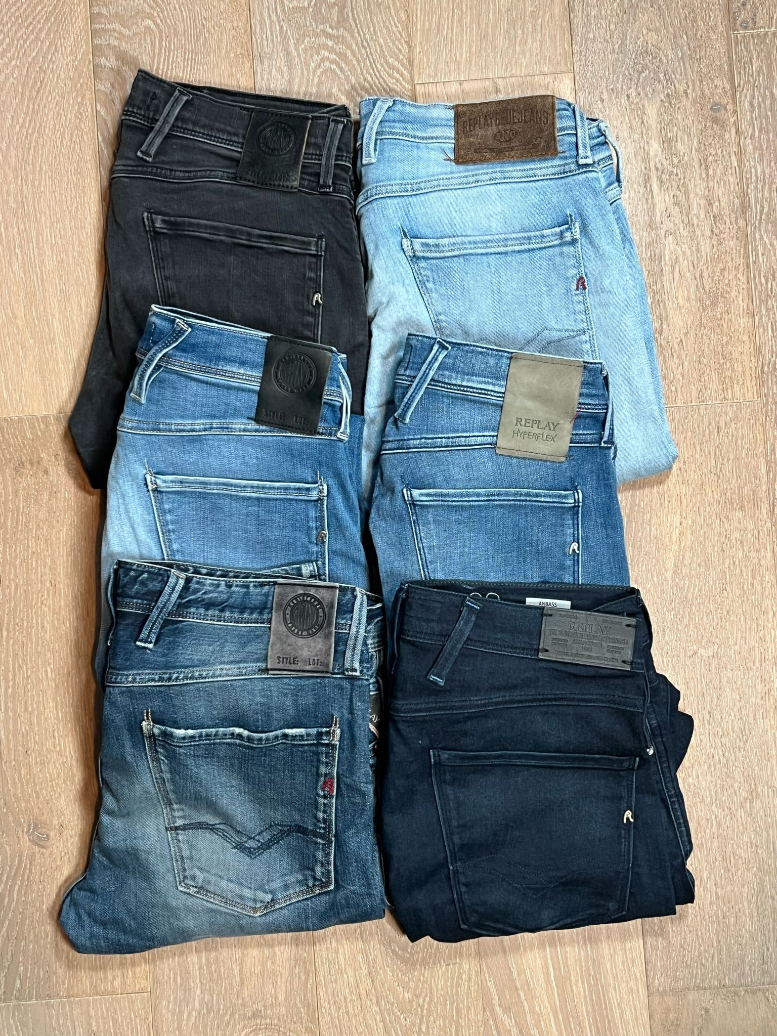 Replay Anbass Jeans Bulk x6